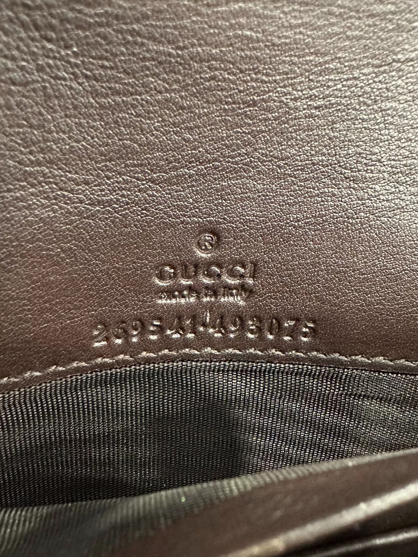 Japanese Brand Gucci Brown Double G Logo WOC Chain Bag 19cm Size ONE SIZE - 8 Thumbnail