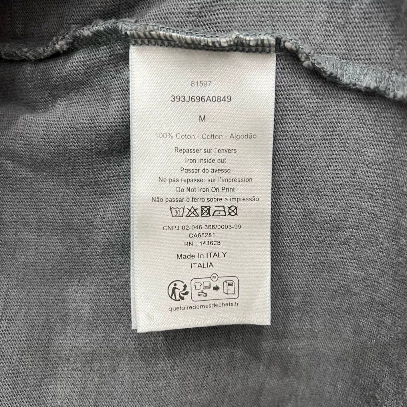 Japanese Brand Dior Logo Print Loose Crewneck T-shirt Size US M / EU 48-50 / 2 - 6 Thumbnail