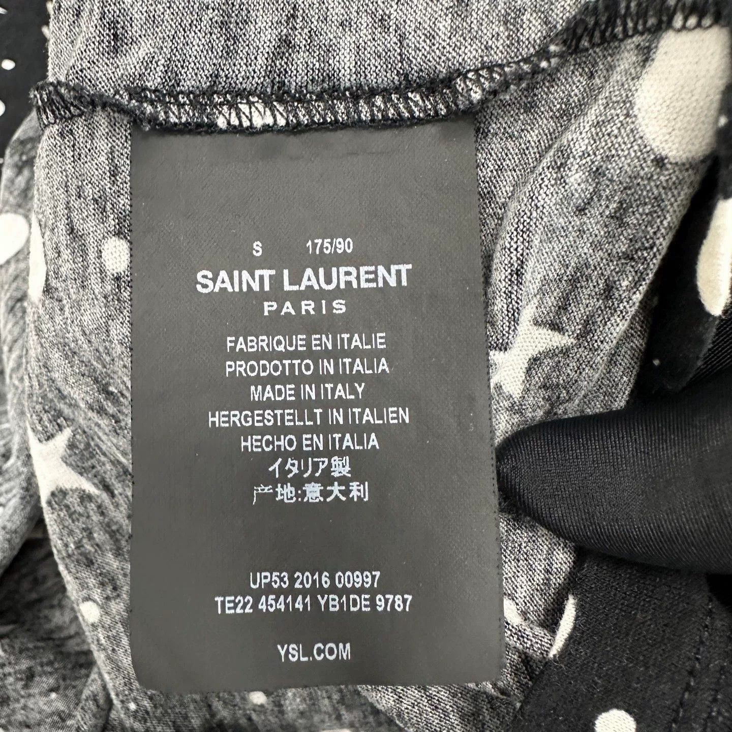 Saint Laurent Paris Saint Laurent SLP Show Graphic Print T-Shirt S Size US S / EU 44-46 / 1 - 4 Thumbnail