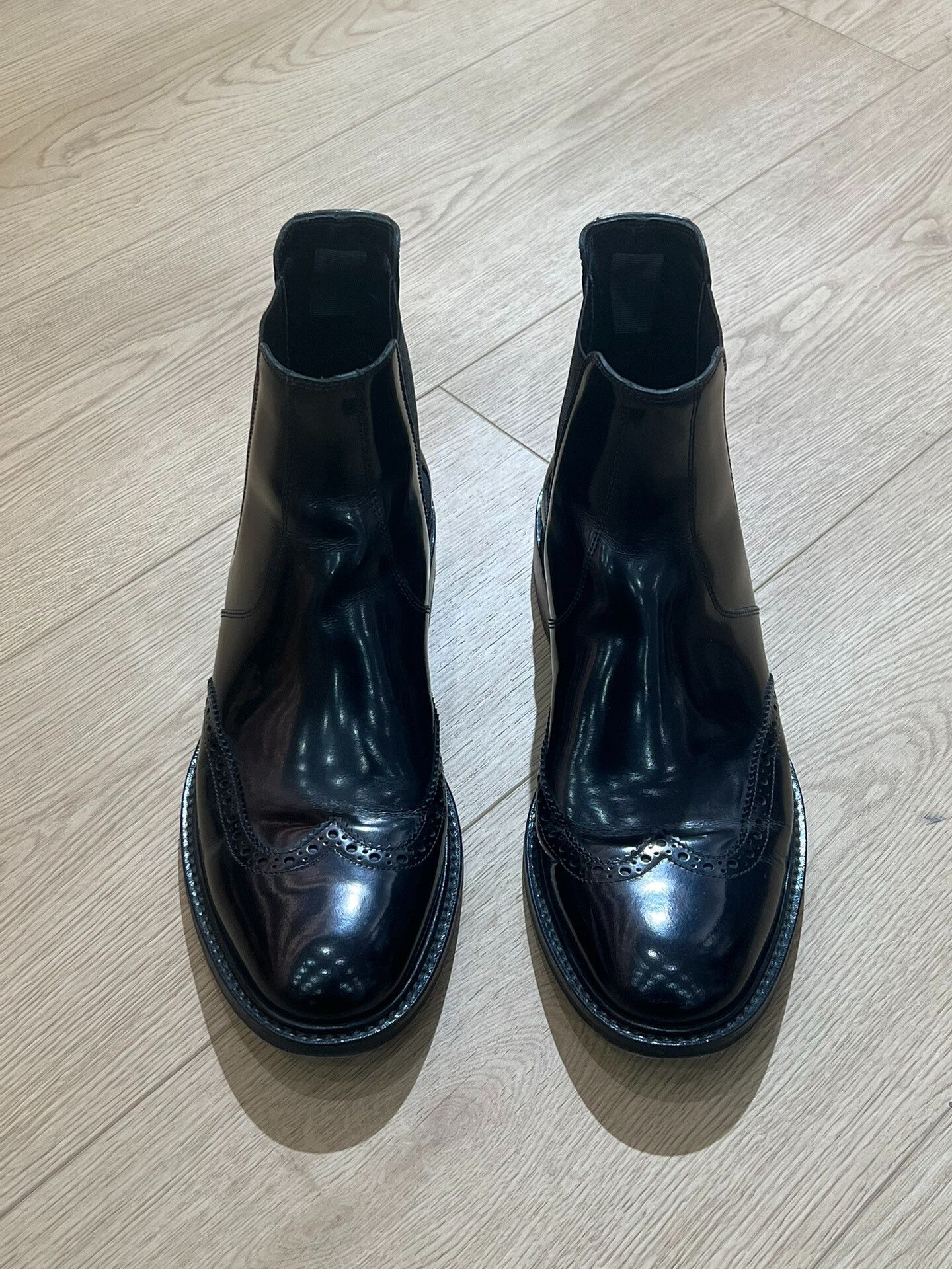 Saint Laurent Paris Saint Laurent Carved Chelsea Boots Size US 9 / EU 42 - 3 Thumbnail