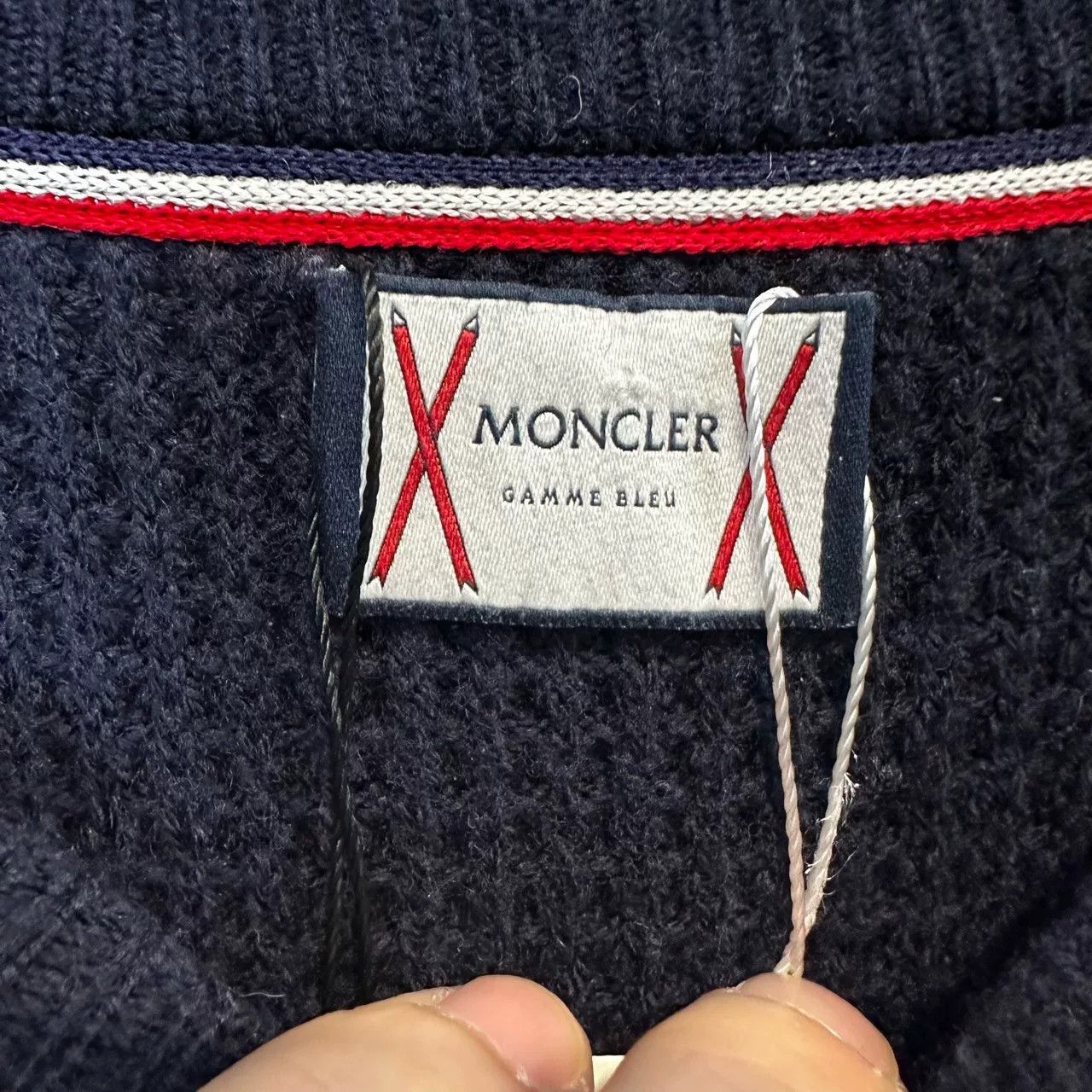 Japanese Brand Moncler Thom Browne Striped Sleeve Sweater Size US M / EU 48-50 / 2 - 4 Thumbnail