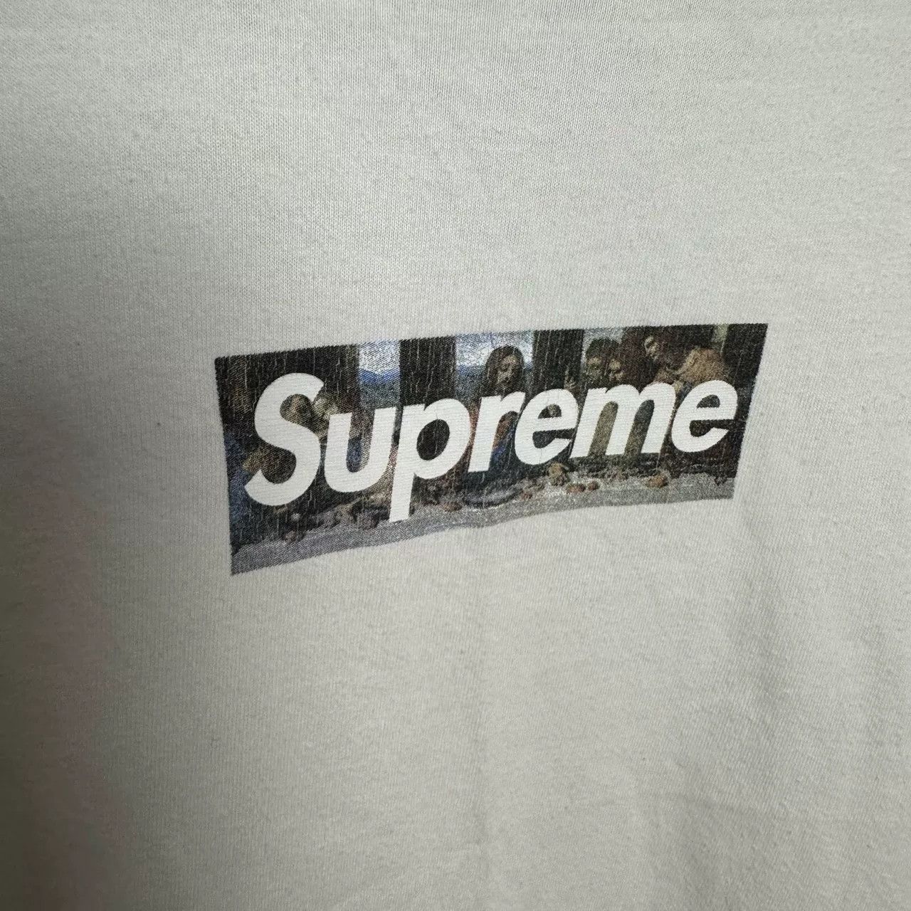 Japanese Brand Supreme Milan Limited Last Supper White Box Logo Tee M Size US M / EU 48-50 / 2 - 3 Thumbnail
