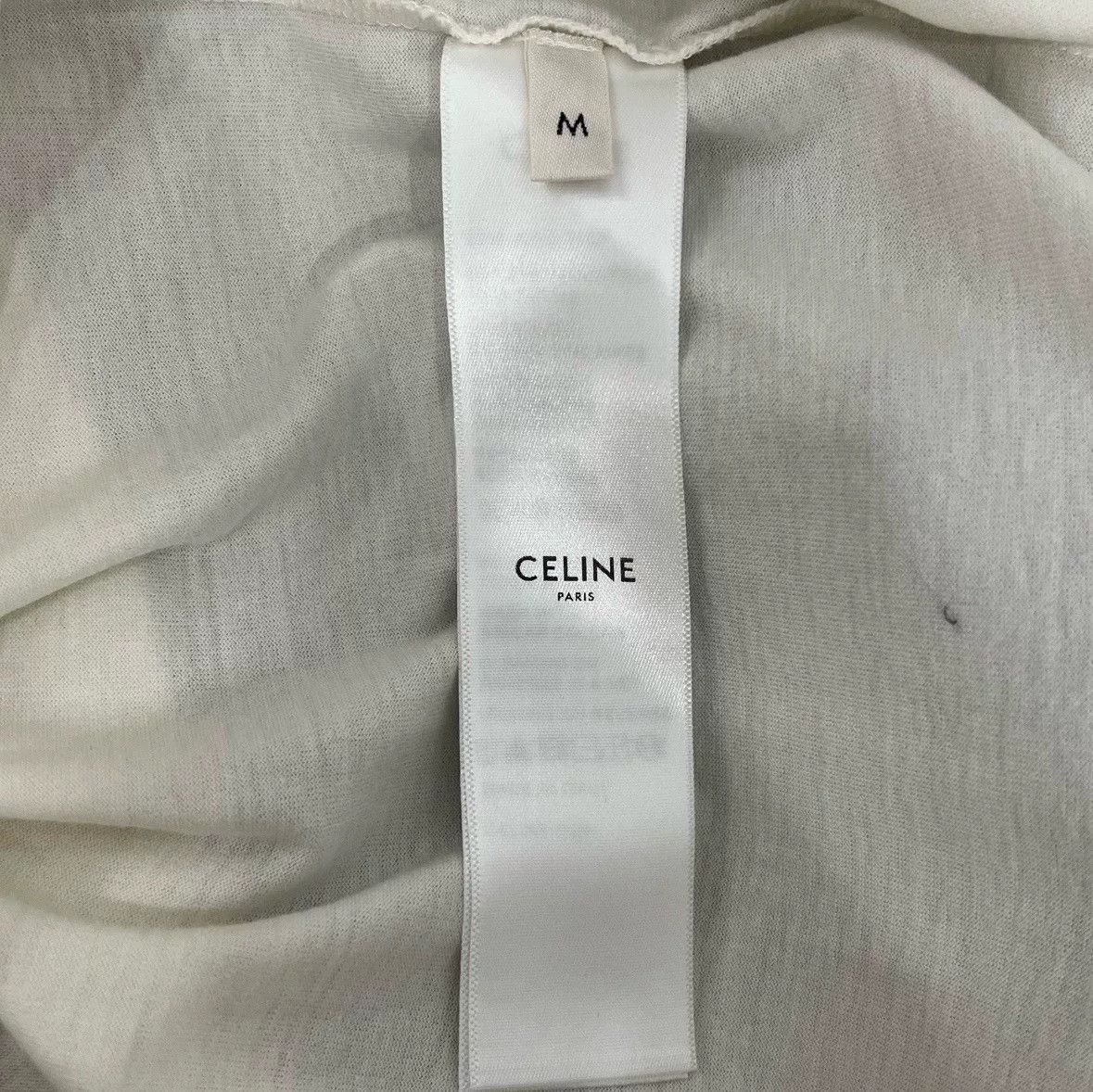 Japanese Brand CELINE Letter Print Short-Sleeve T-Shirt Size US M / EU 48-50 / 2 - 6 Thumbnail