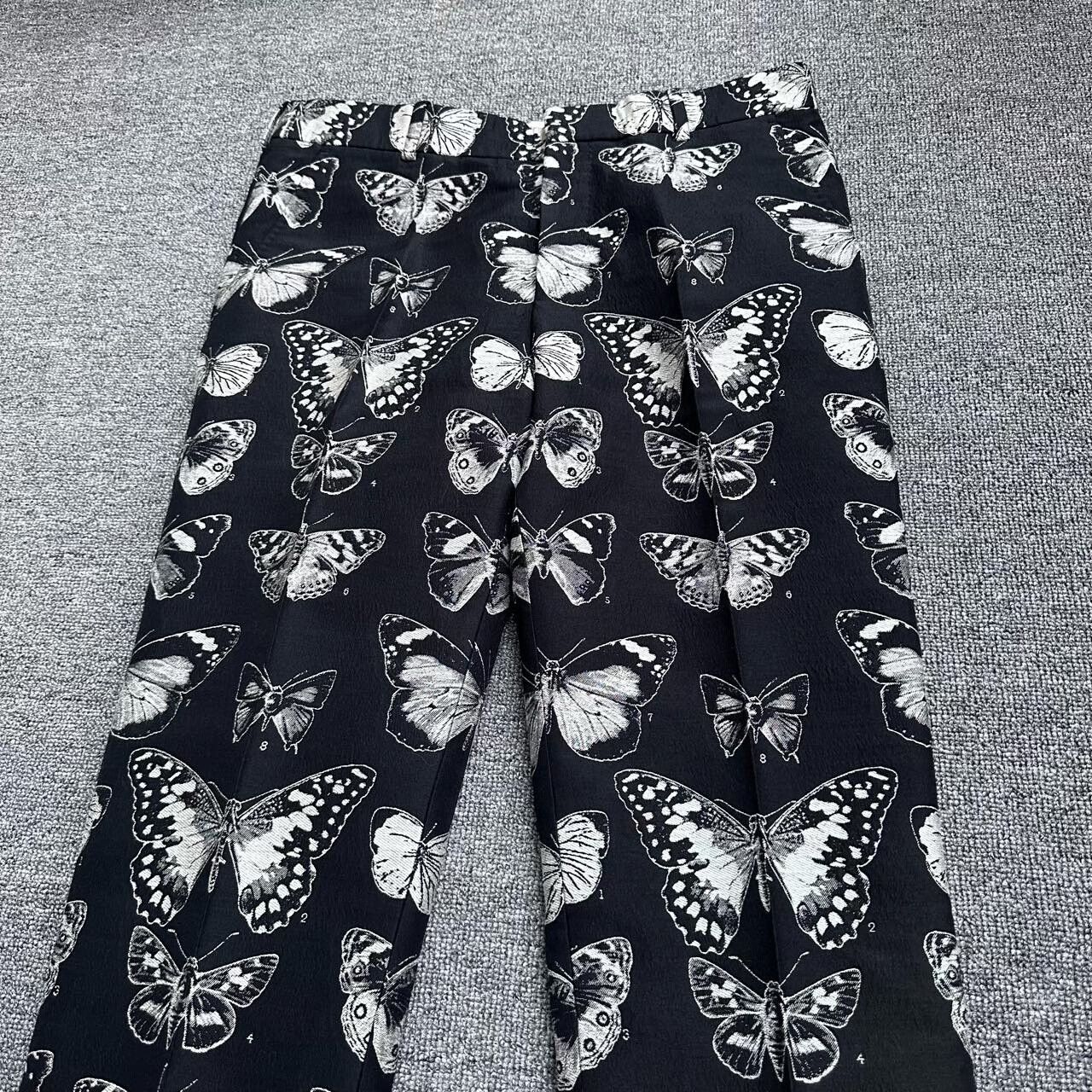Japanese Brand Alexander McQueen Butterfly Print Trousers Size US 32 / EU 48 - 3 Thumbnail