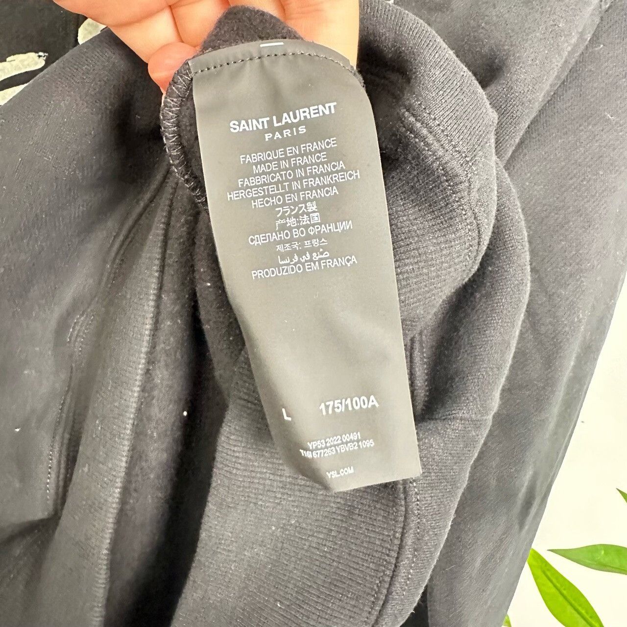 Saint Laurent Paris Saint Laurent YSL New Vintage Hoodie L Size US L / EU 52-54 / 3 - 6 Thumbnail