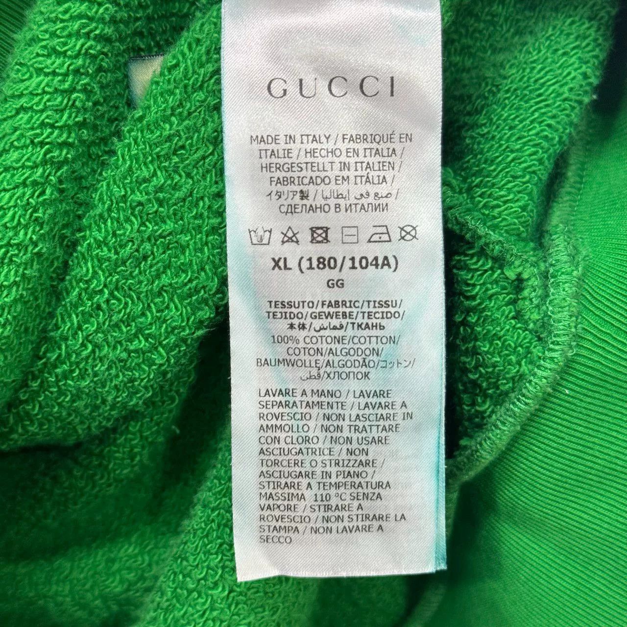 Japanese Brand Gucci Green Tiger Long-sleeve Sweatshirt Size US XL / EU 56 / 4 - 6 Thumbnail