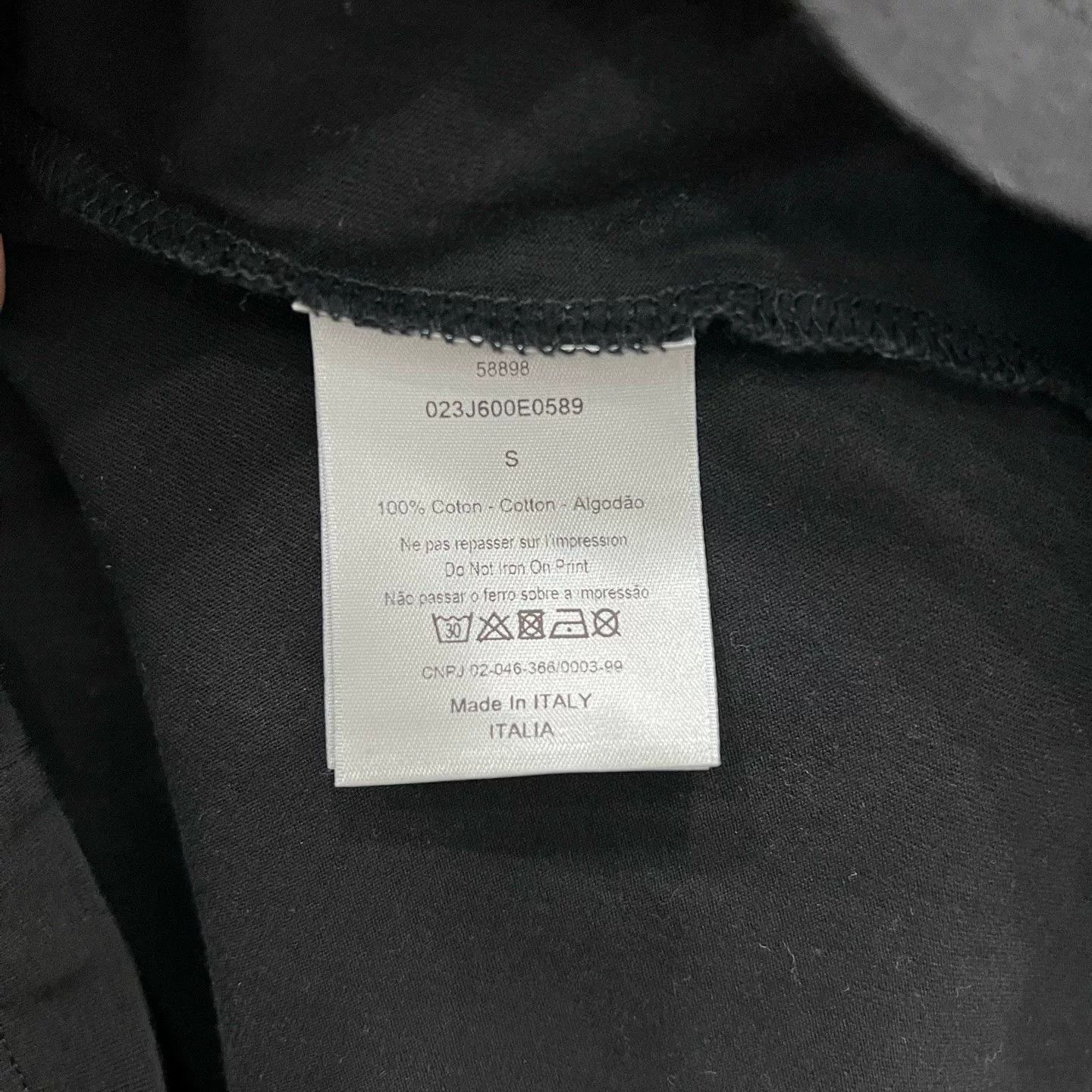 Japanese Brand Dior x Daniel Arsham Crystal Crack Tee Size US S / EU 44-46 / 1 - 6 Thumbnail