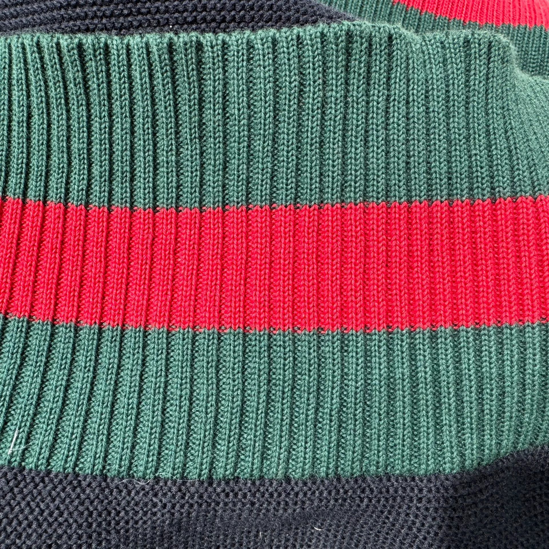 Japanese Brand Gucci Tiger Head Embroidered Sweater Size US M / EU 48-50 / 2 - 5 Thumbnail