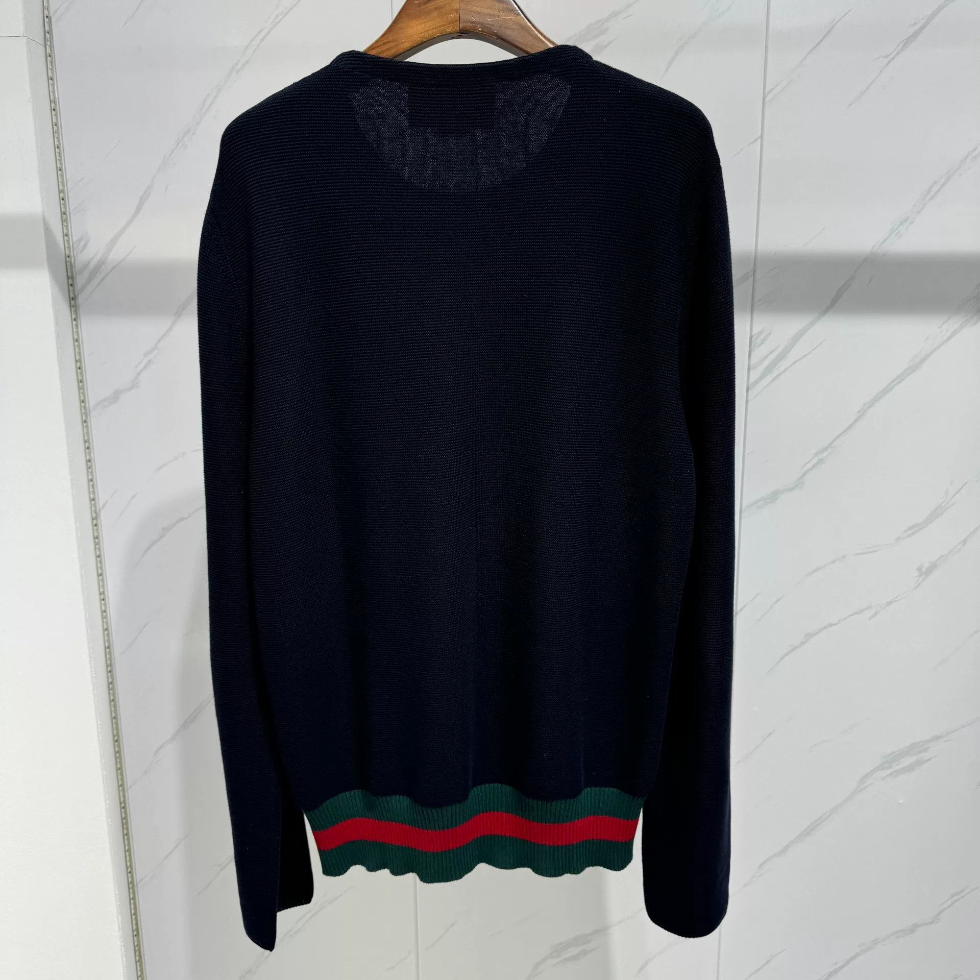 Japanese Brand Gucci Tiger Head Embroidered Sweater Size US M / EU 48-50 / 2 - 2 Thumbnail