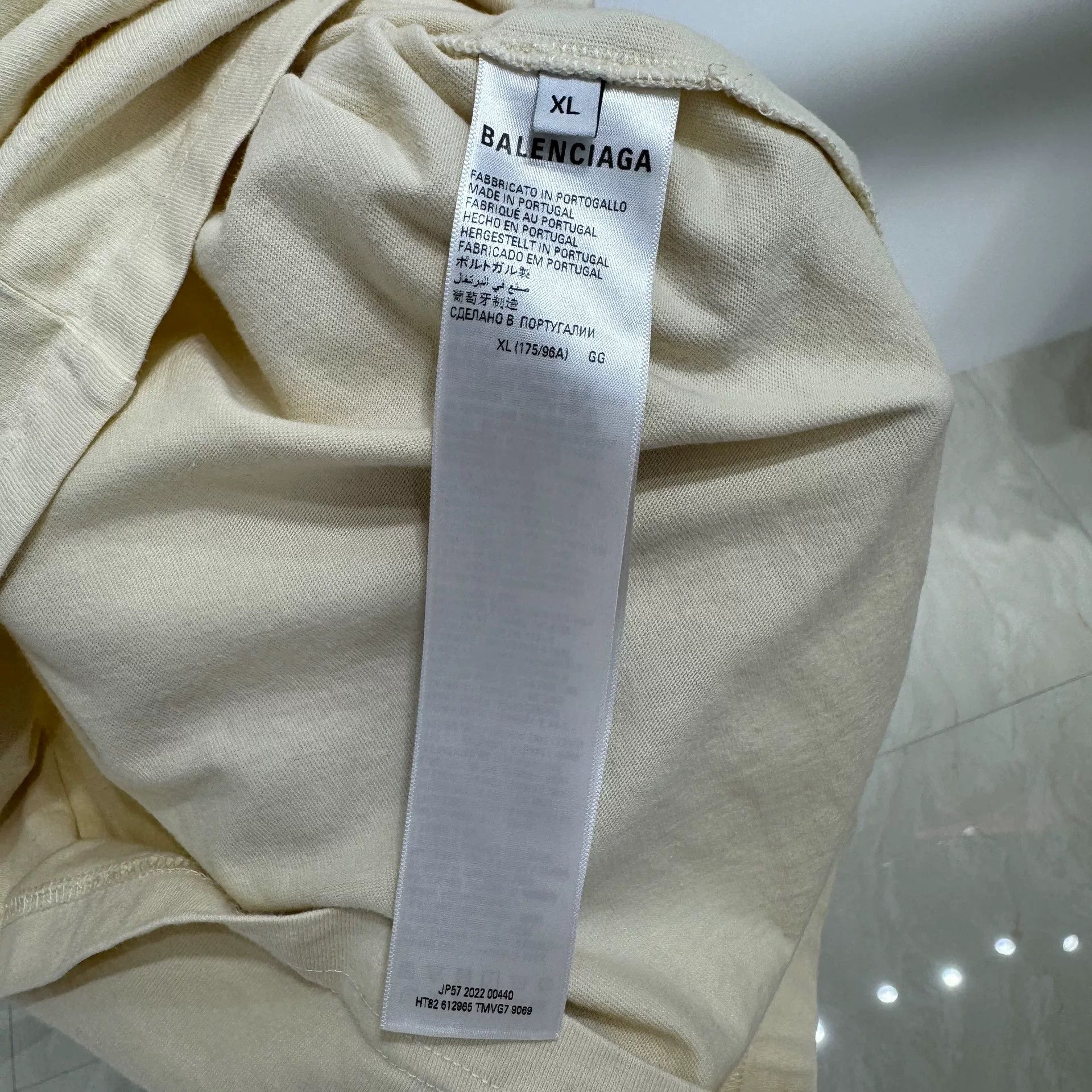 Japanese Brand Balenciaga Chest Embroidery Double B Short Sleeve Size US XL / EU 56 / 4 - 6 Thumbnail