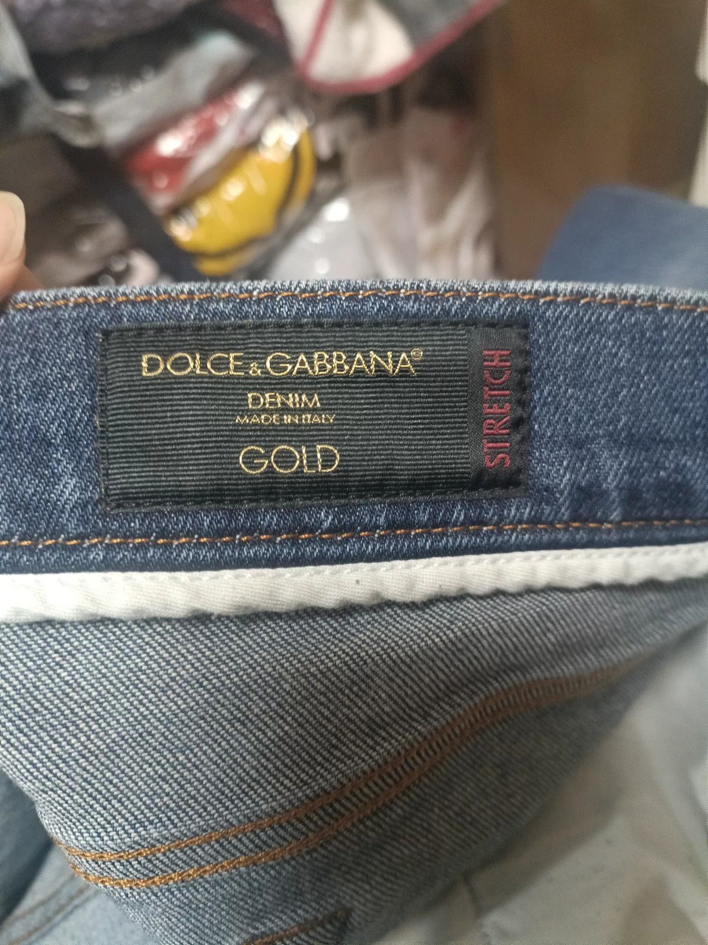 Dolce & Gabbana Dolce&Gabbana Gold Jeans Size US 34 / EU 50 - 8 Thumbnail
