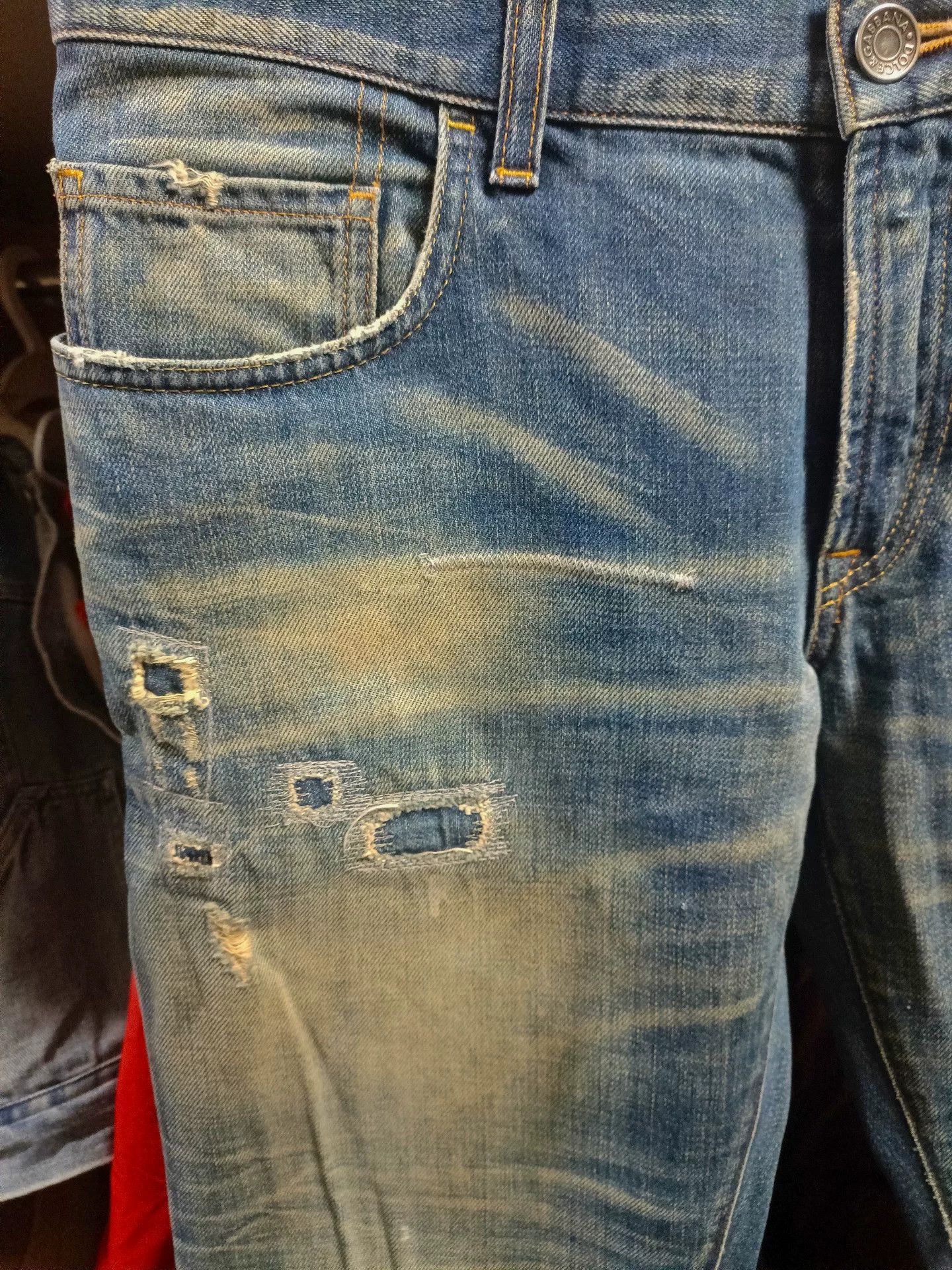 Dolce & Gabbana Dolce&Gabbana 14GOLD Straight-Leg Jeans Size US 28 / EU 44 - 3 Thumbnail