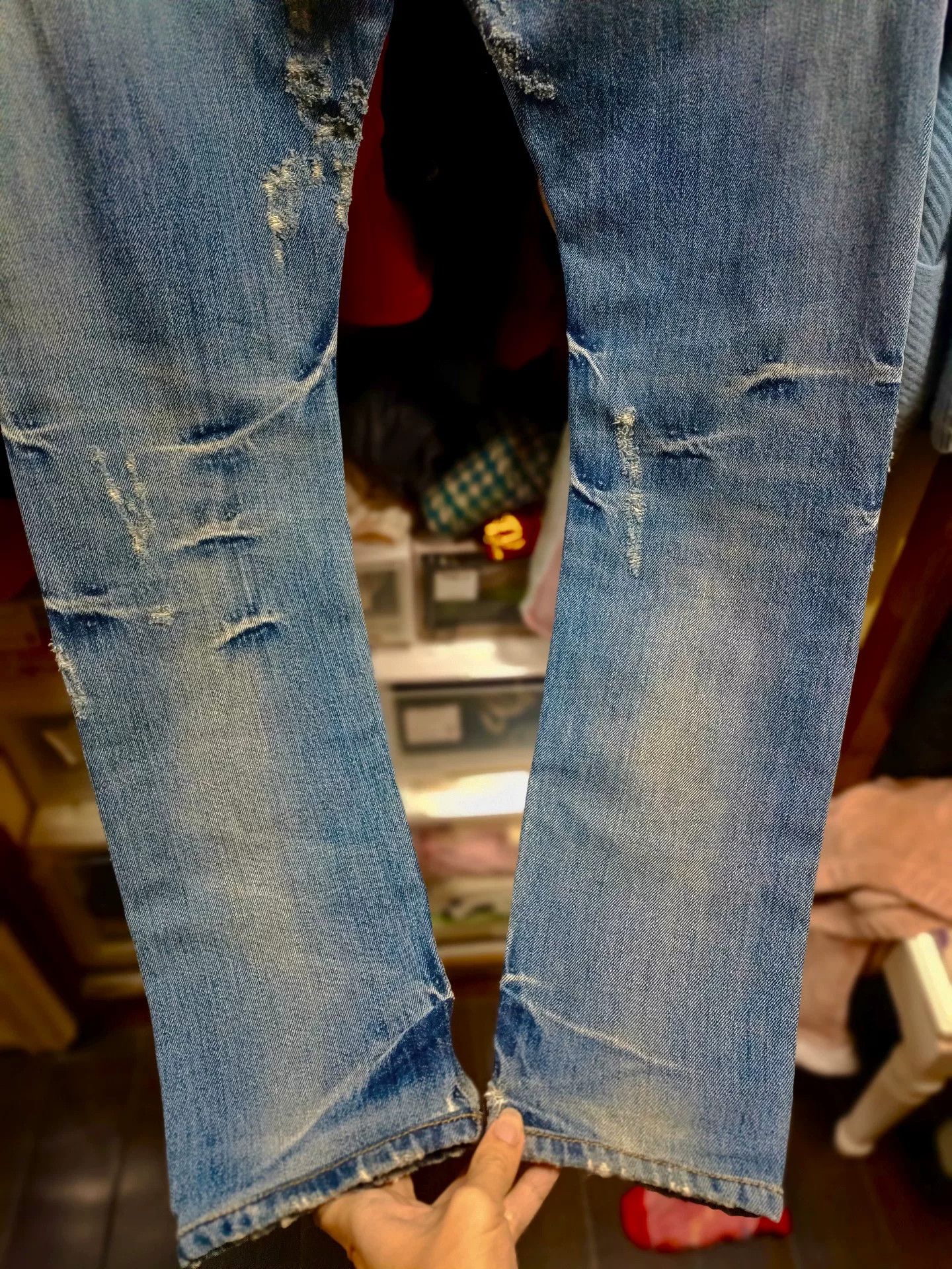 Dolce & Gabbana Dolce & Gabbana Crown Bee Embroidery Jeans 44 Size US 28 / EU 44 - 8 Thumbnail