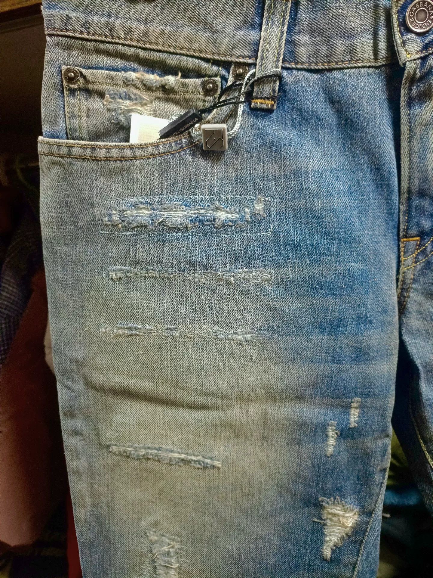 Dolce & Gabbana Dolce&Gabbana Runway Distressed Jeans Size US 28 / EU 44 - 3 Thumbnail
