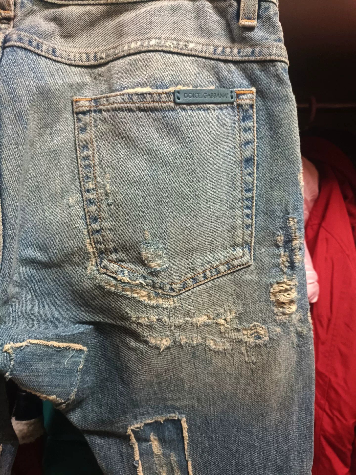 Dolce & Gabbana Dolce&Gabbana Runway Distressed Jeans Size US 30 / EU 46 - 7 Thumbnail