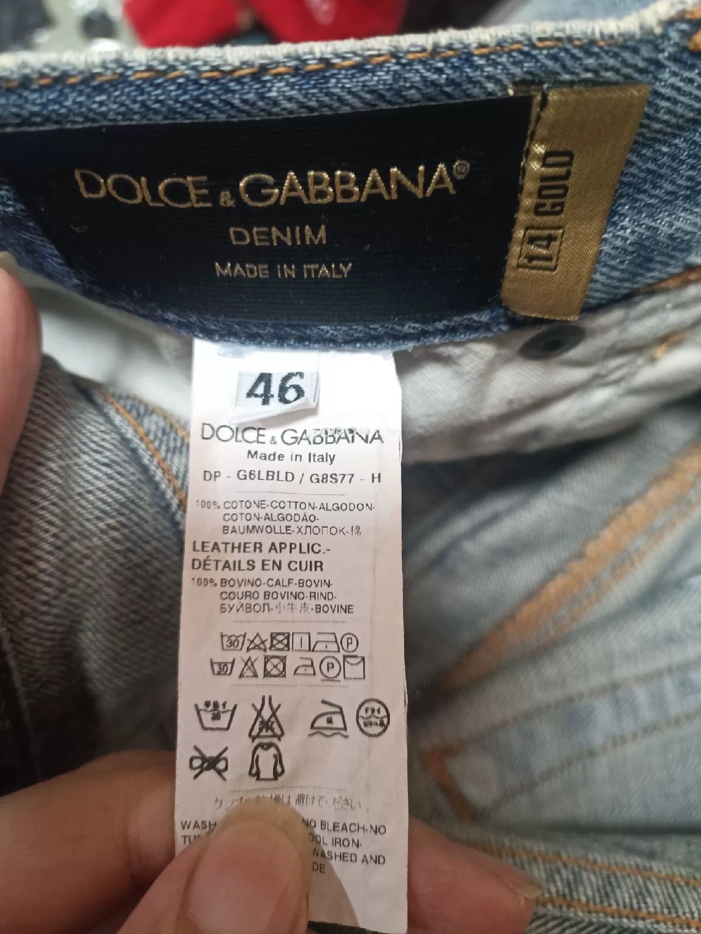 Dolce & Gabbana Dolce&Gabbana Runway Distressed Jeans Size US 30 / EU 46 - 8 Thumbnail