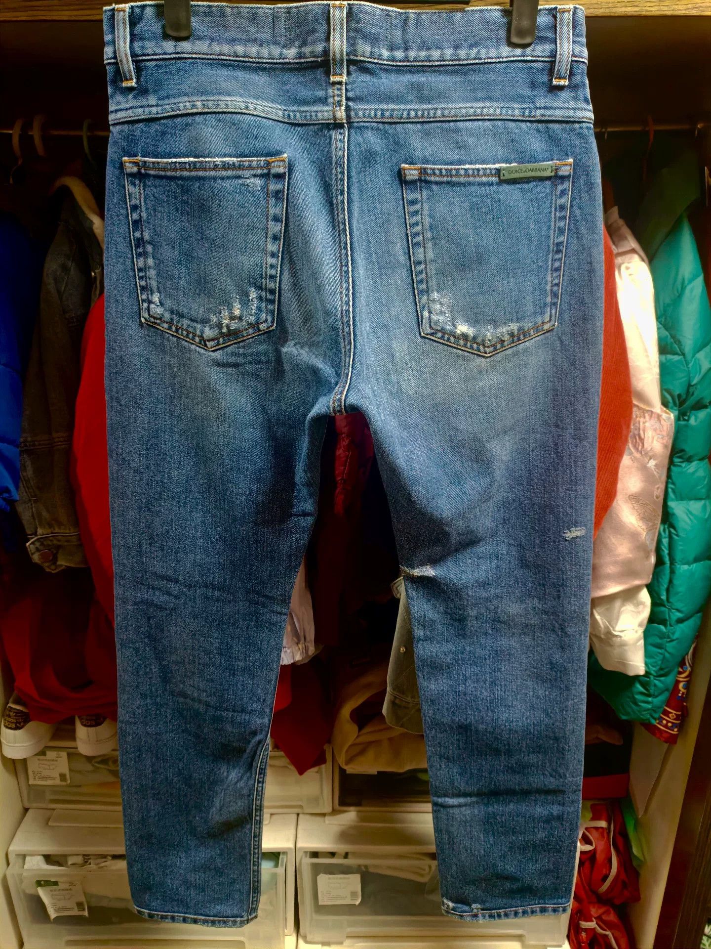 Dolce & Gabbana Dolce&Gabbana Runway Distressed Jeans Size US 30 / EU 46 - 2 Thumbnail