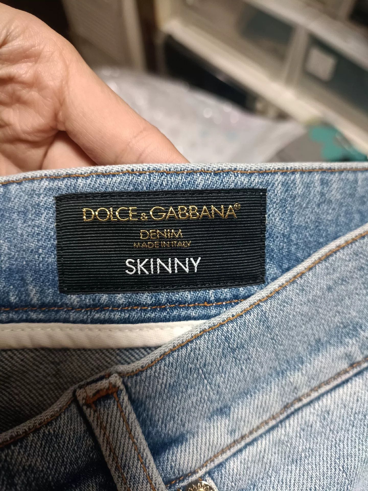 Dolce & Gabbana Dolce&Gabbana Runway Sacred Heart Crown Jeans Size US 28 / EU 44 - 8 Thumbnail