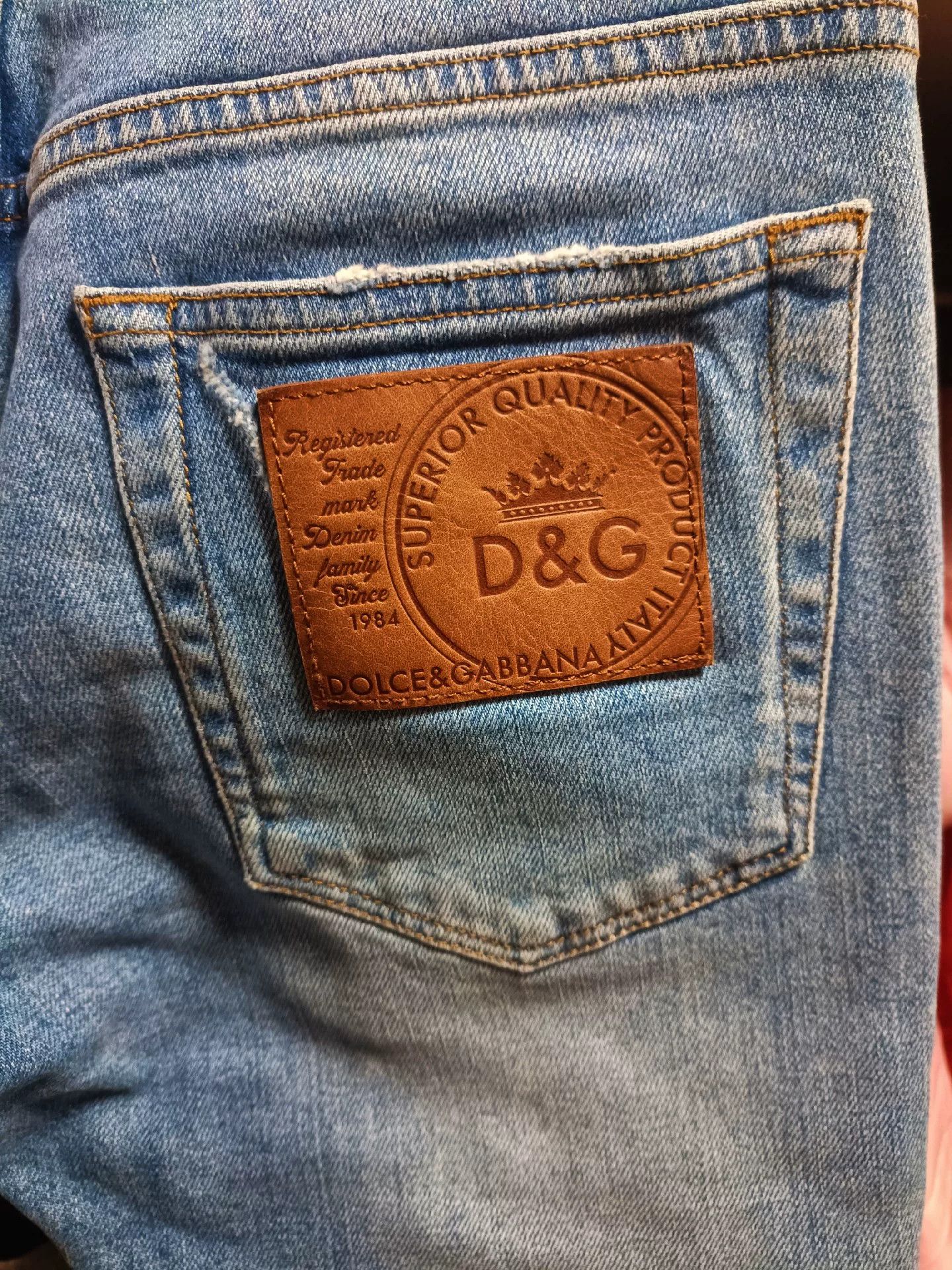 Dolce & Gabbana Dolce&Gabbana Runway Sacred Heart Crown Jeans Size US 28 / EU 44 - 7 Thumbnail