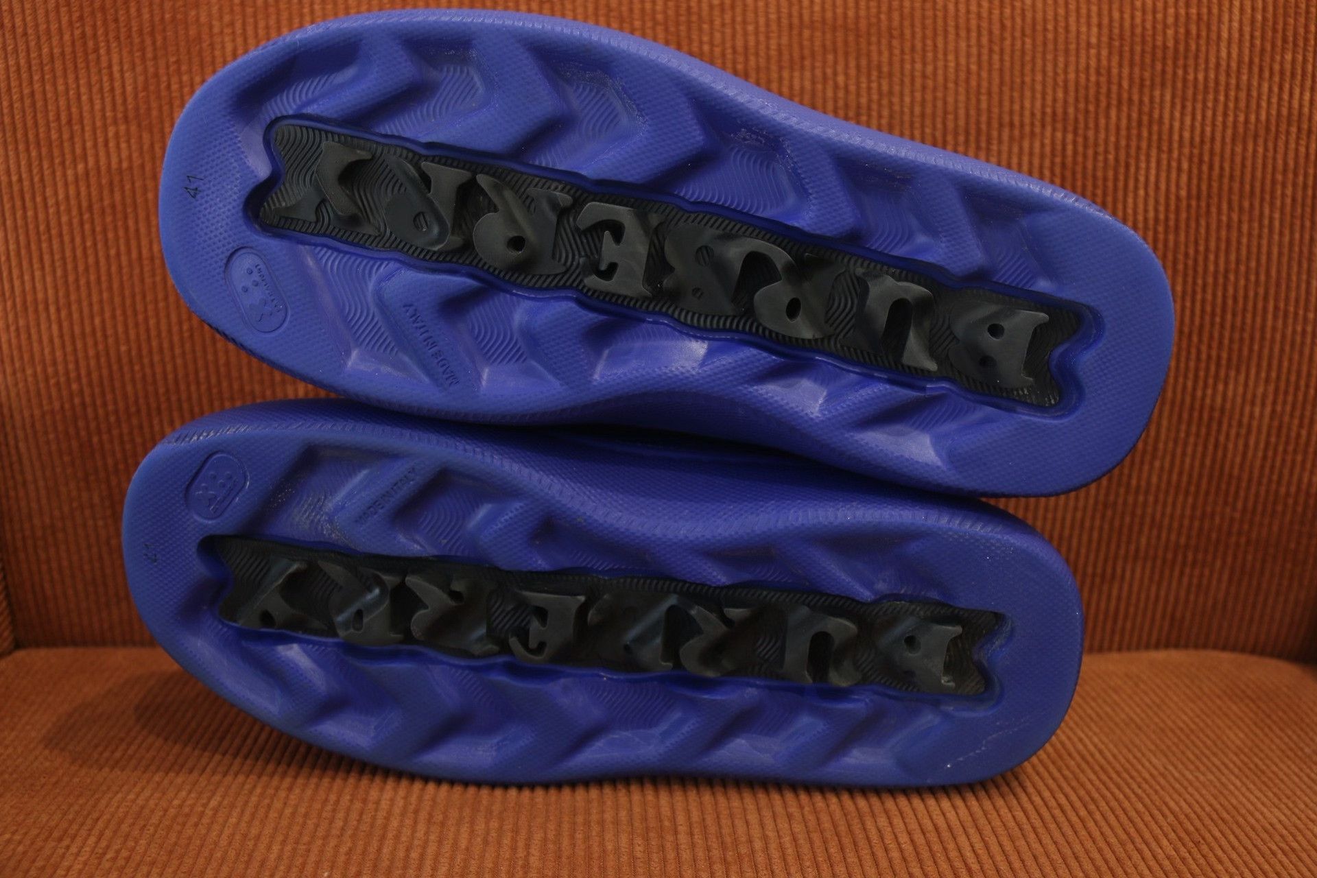 Japanese Brand Burberry Blue Clogs Made in Italy Size US 8 / EU 41 - 6 Thumbnail