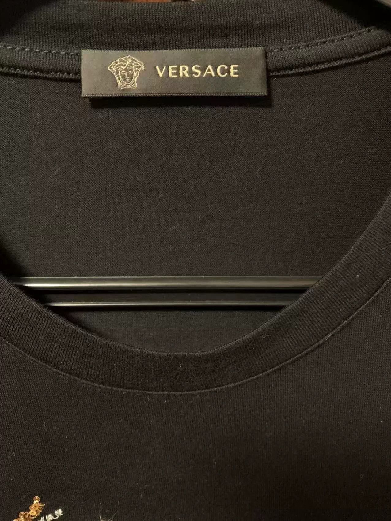 Japanese Brand Versace Men's Medusa Embroidered T-shirt Size US M / EU 48-50 / 2 - 3 Thumbnail