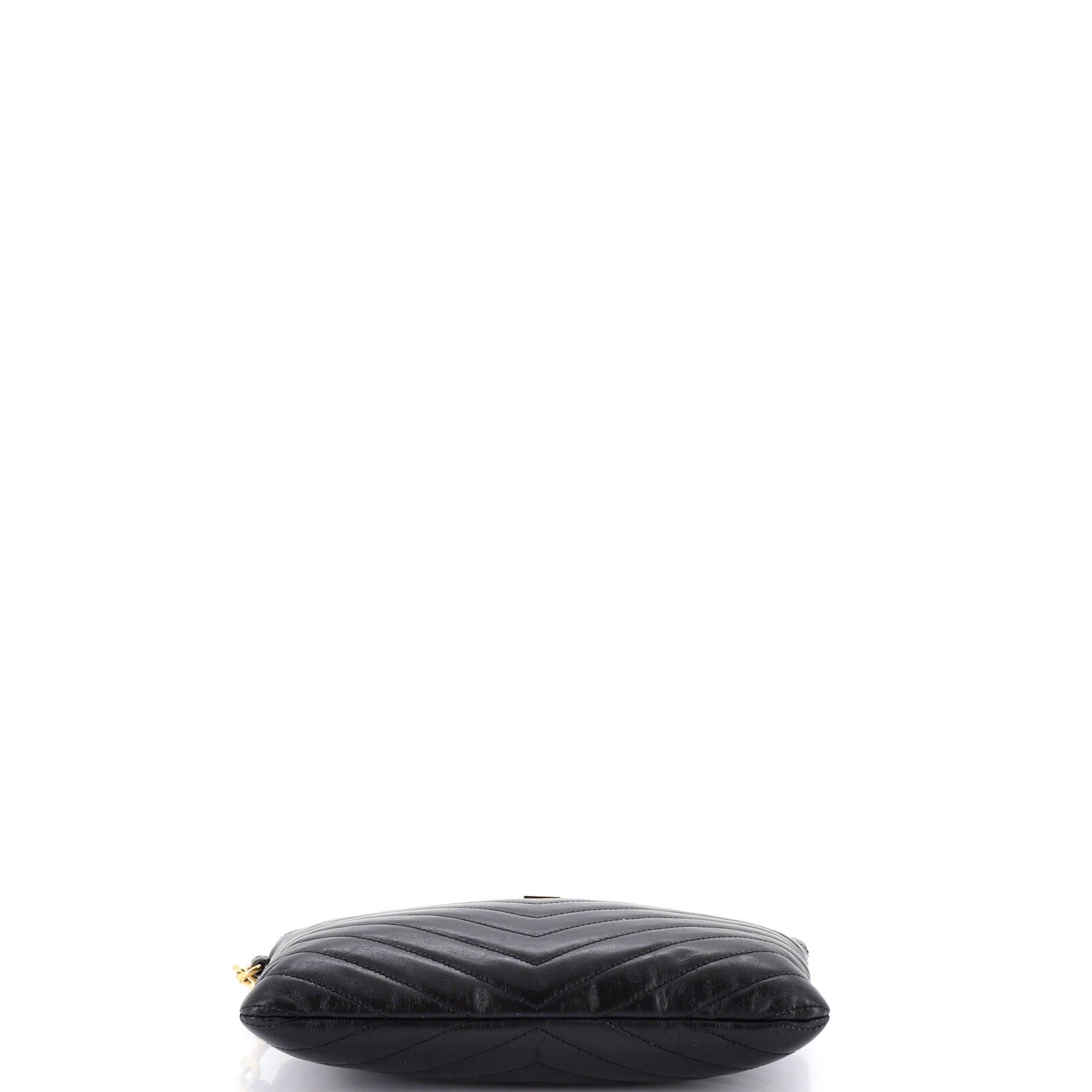 Saint Laurent Paris Classic Monogram Wristlet Pouch Size ONE SIZE - 4 Thumbnail