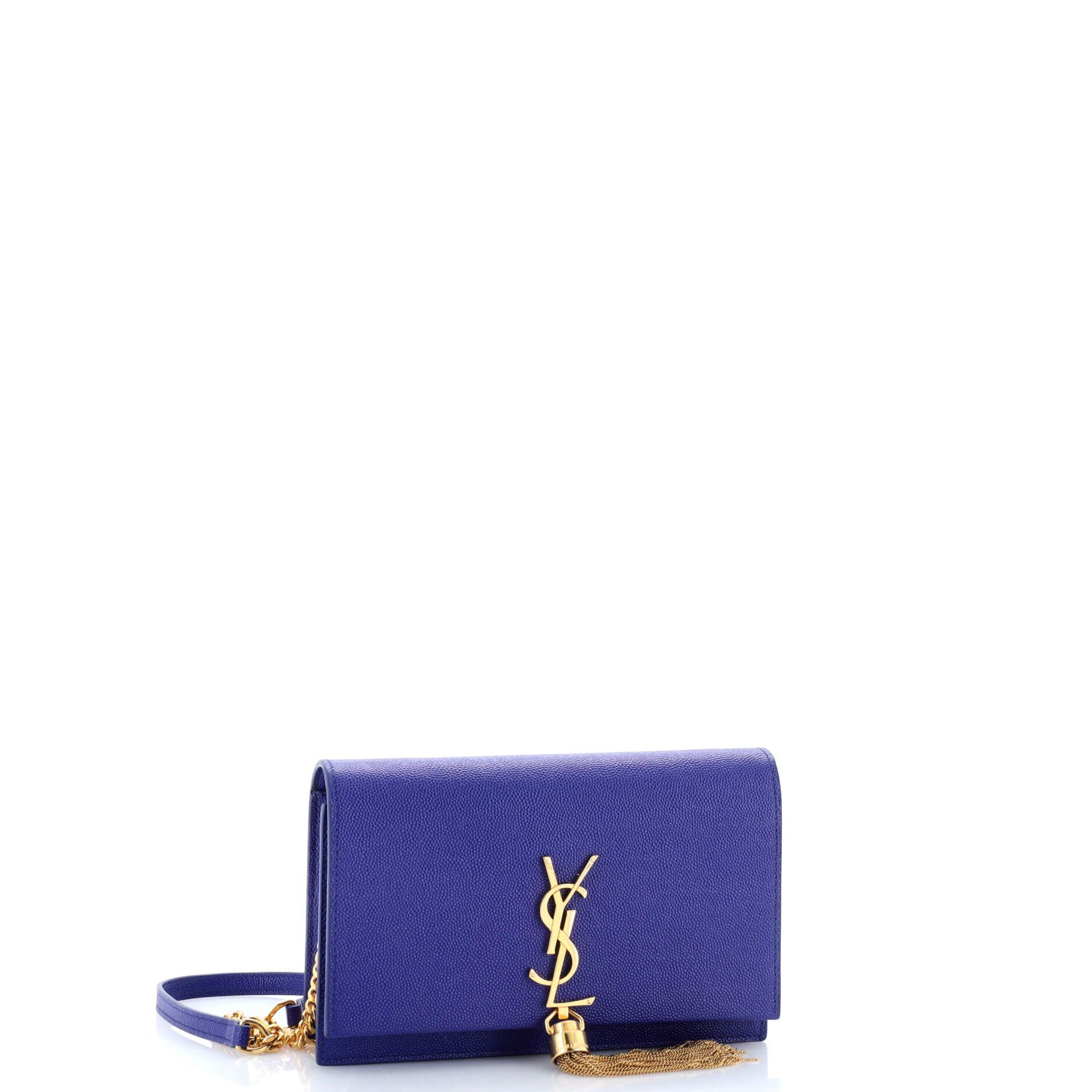 Saint Laurent Paris Classic Monogram Tassel Crossbody Bag Size ONE SIZE - 2 Thumbnail