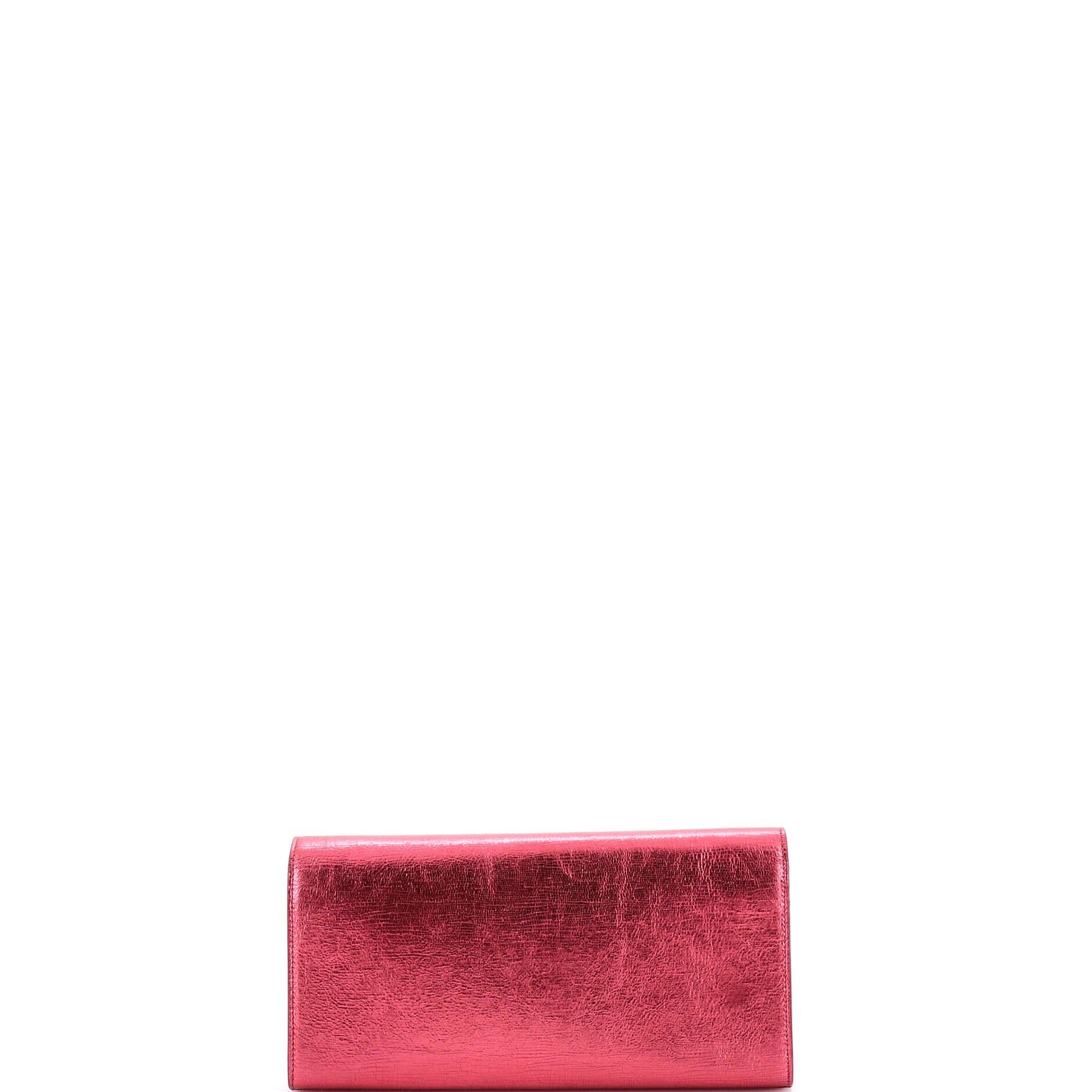 Saint Laurent Paris Classic Monogram Clutch Size ONE SIZE - 3 Thumbnail