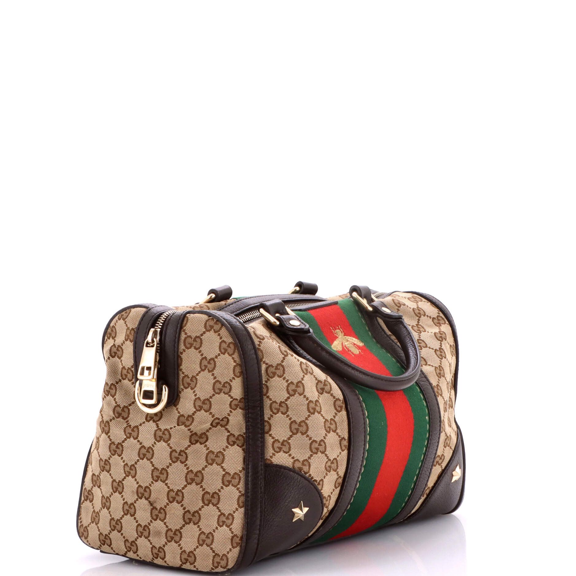 Gucci Vintage Bee Web Boston Bag Size ONE SIZE - 2 Thumbnail
