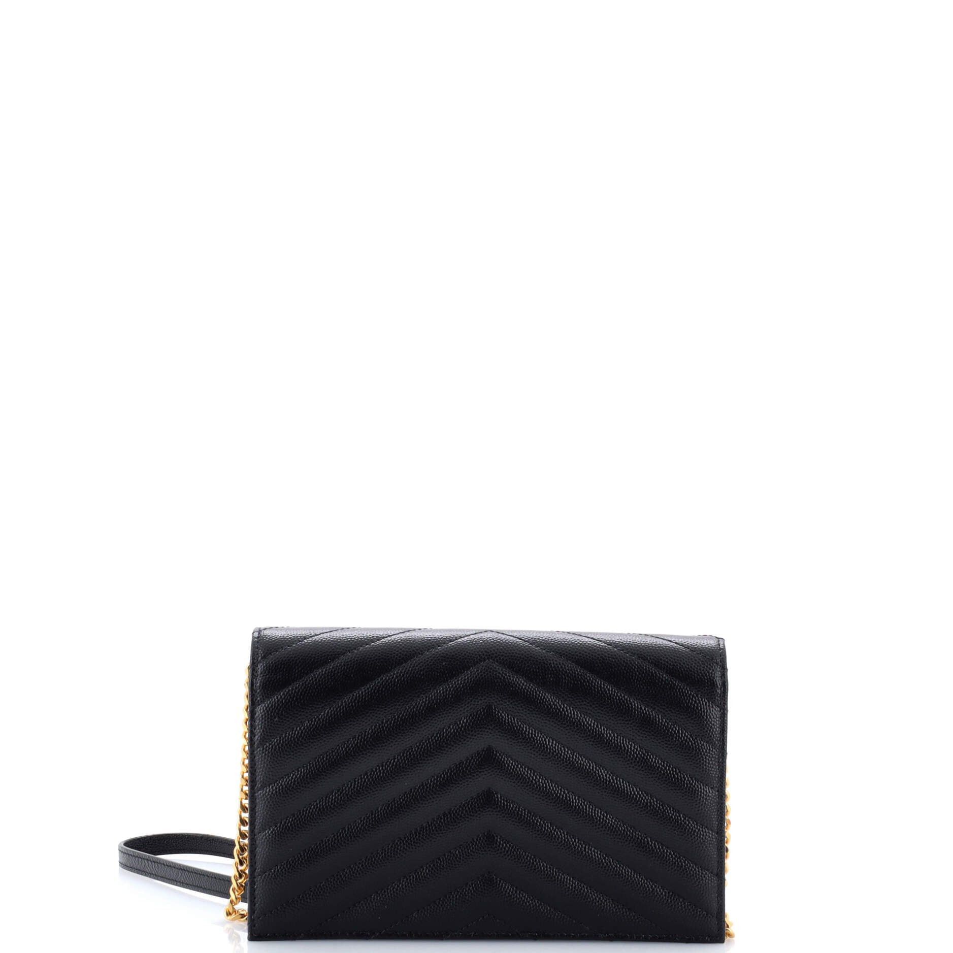 Saint Laurent Paris Classic Monogram Wallet on Chain Size ONE SIZE - 3 Thumbnail