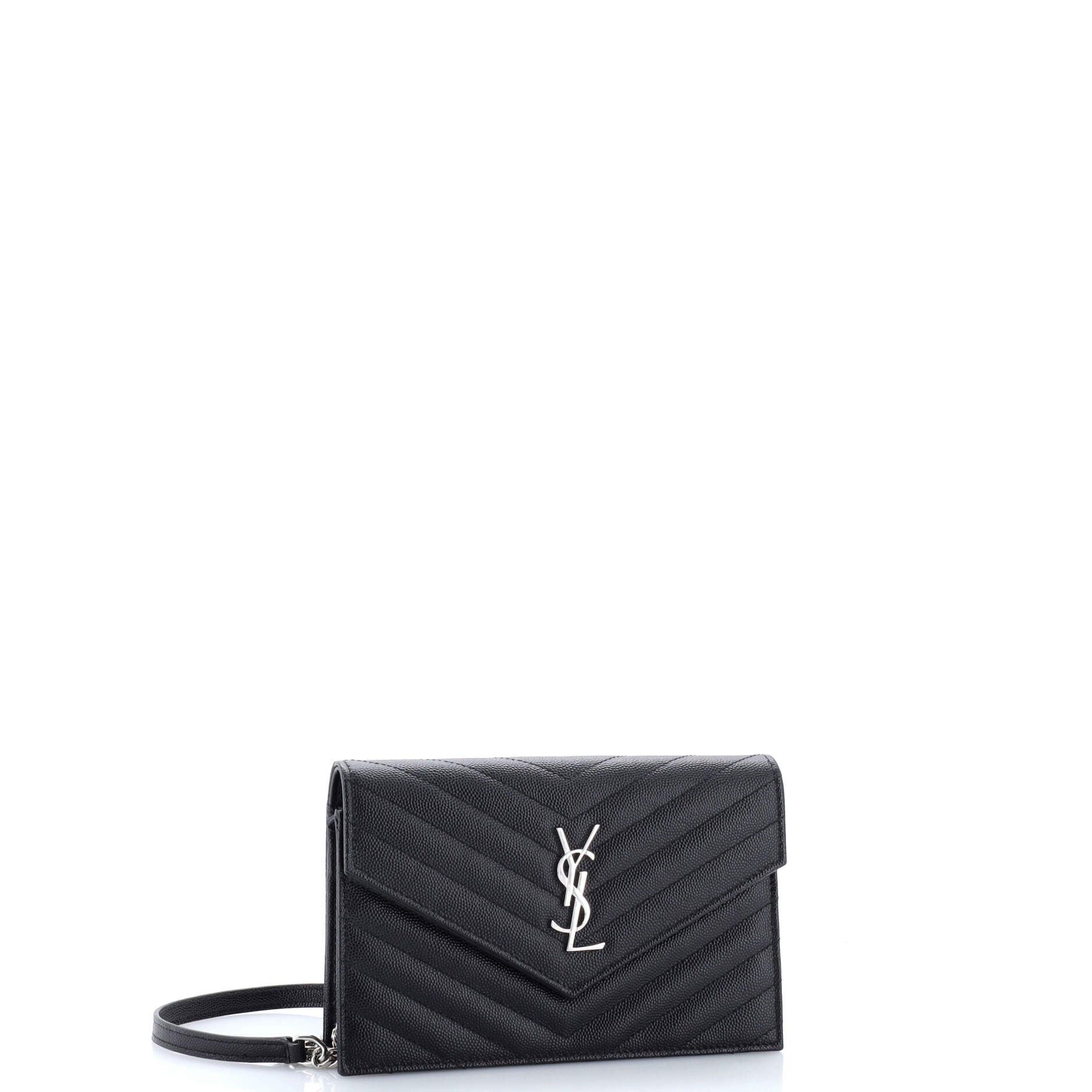 Saint Laurent Paris Classic Monogram Wallet on Chain Size ONE SIZE - 2 Thumbnail