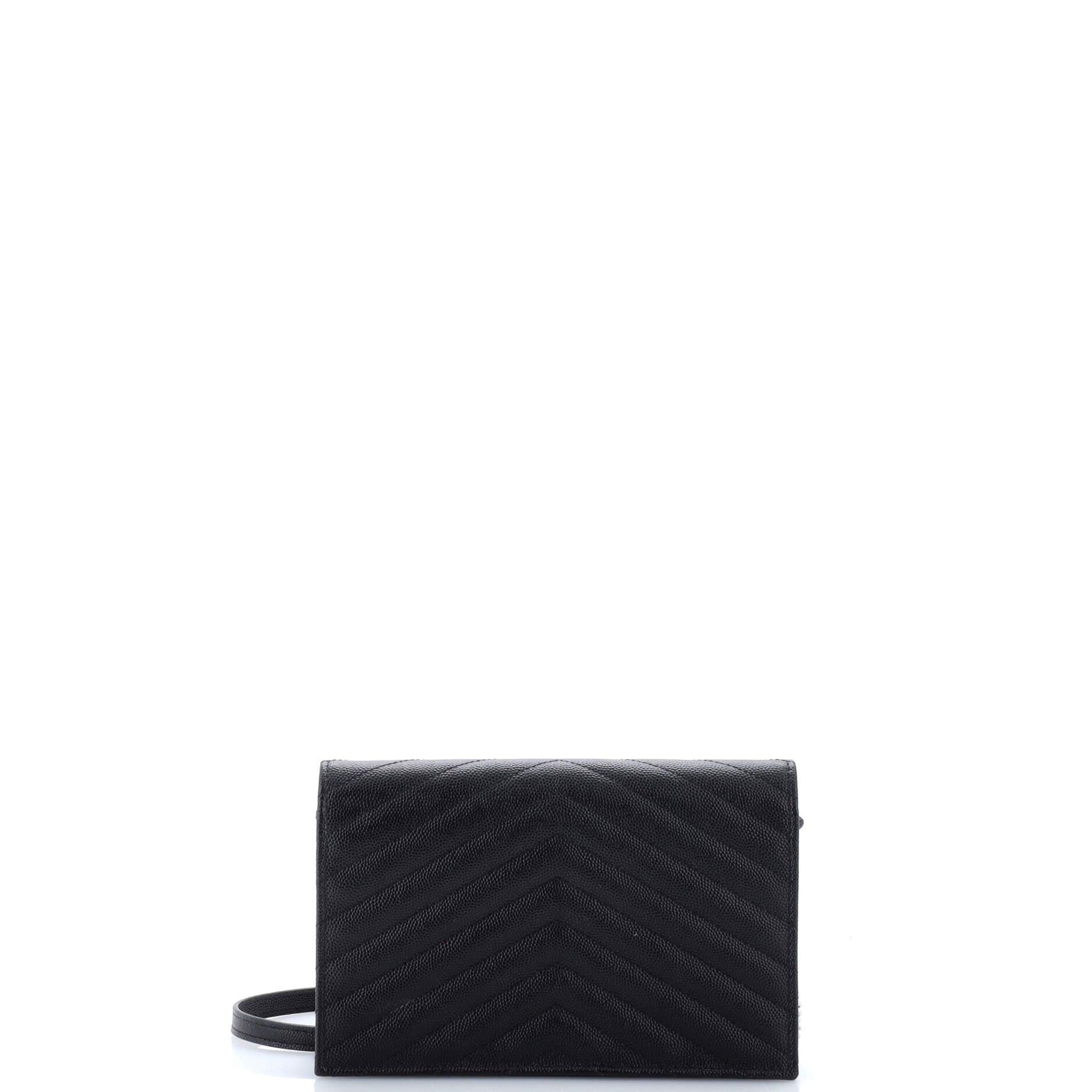 Saint Laurent Paris Classic Monogram Wallet on Chain Size ONE SIZE - 3 Thumbnail