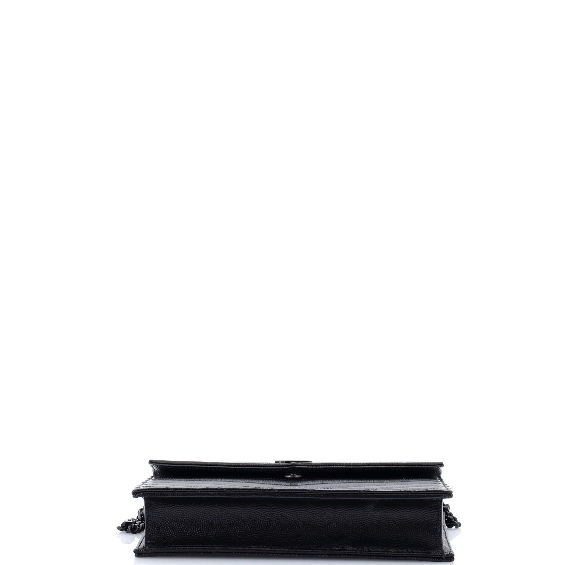 Saint Laurent Paris Classic Monogram Wallet on Chain Size ONE SIZE - 4 Thumbnail