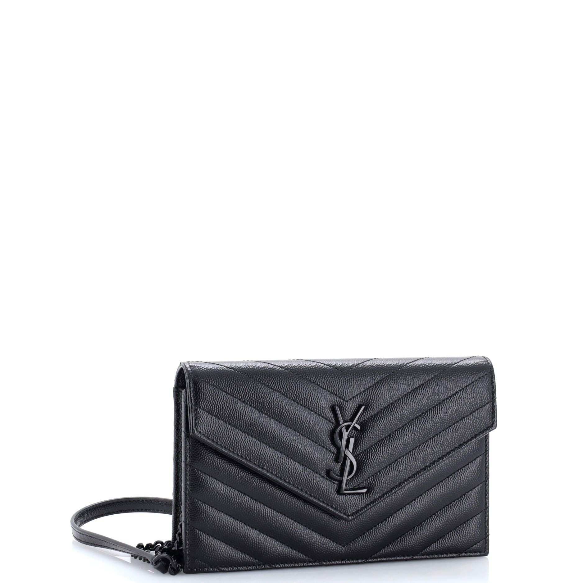 Saint Laurent Paris Classic Monogram Wallet on Chain Size ONE SIZE - 2 Thumbnail