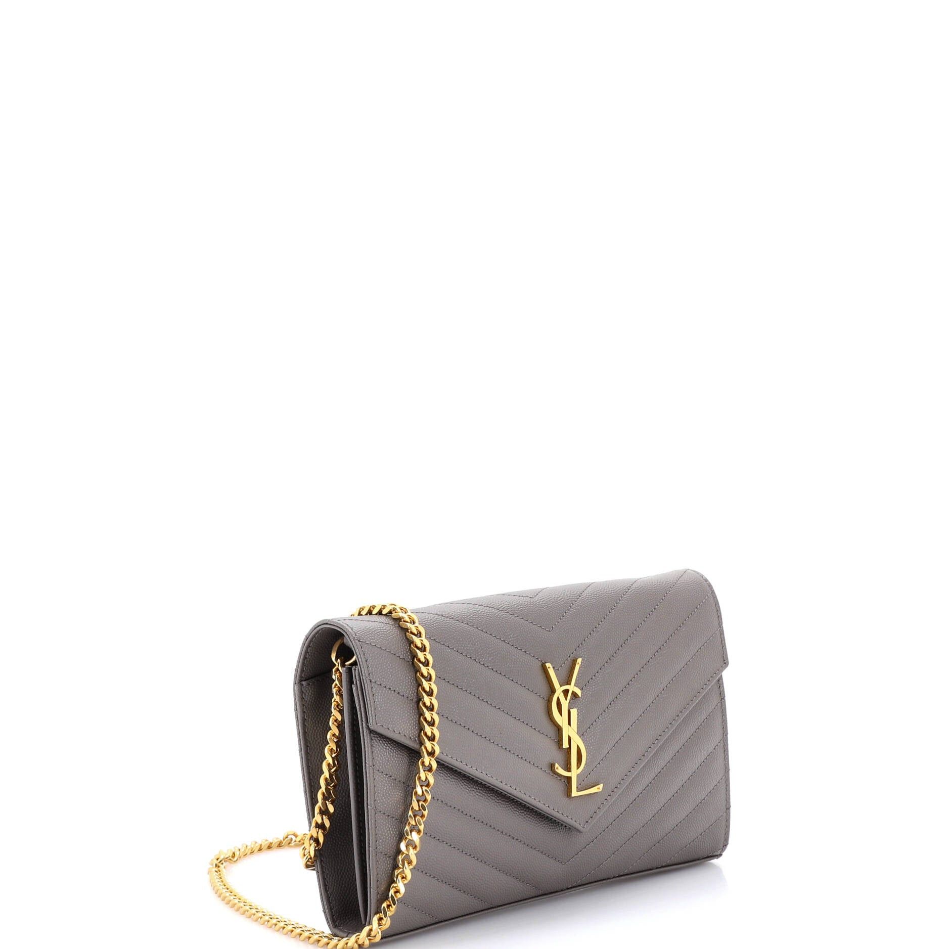 Saint Laurent Paris Classic Monogram Wallet on Chain Size ONE SIZE - 2 Thumbnail