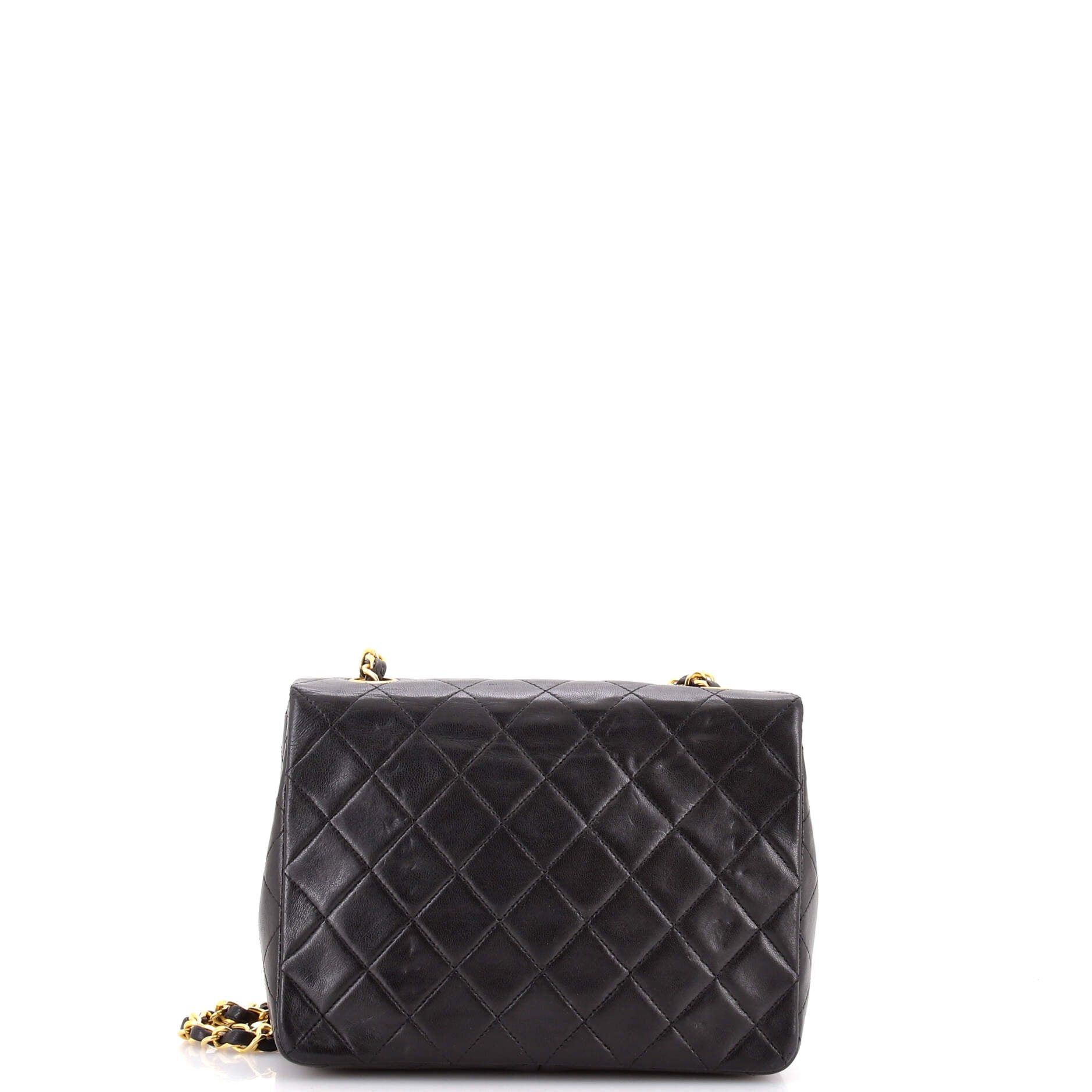 Chanel Vintage Square Classic Flap Bag Size ONE SIZE - 3 Thumbnail