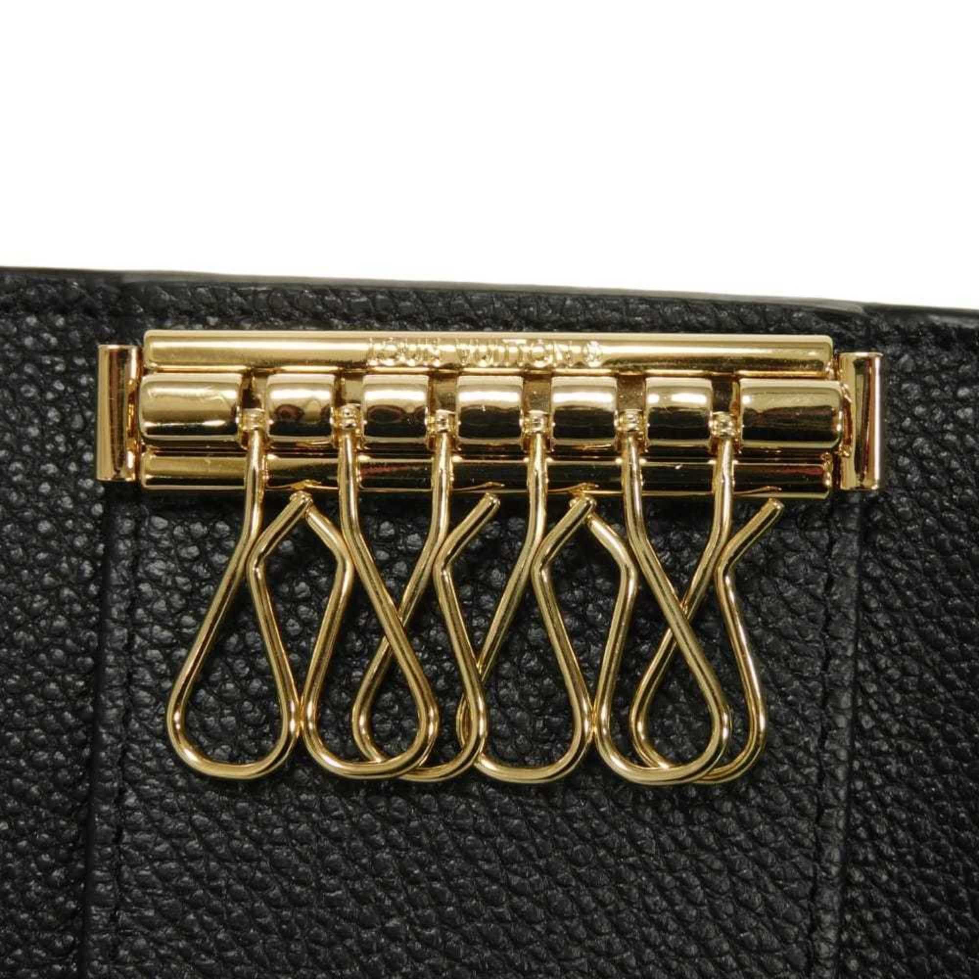 Louis Vuitton Louis Vuitton Multicle 6 Key Case, Current Model, LV Logo, Black, 6-Ring, Bifold, RFID, Unused, Monogram Empreinte Noir, M64421, Men's/Women's Size ONE SIZE - 8 Thumbnail
