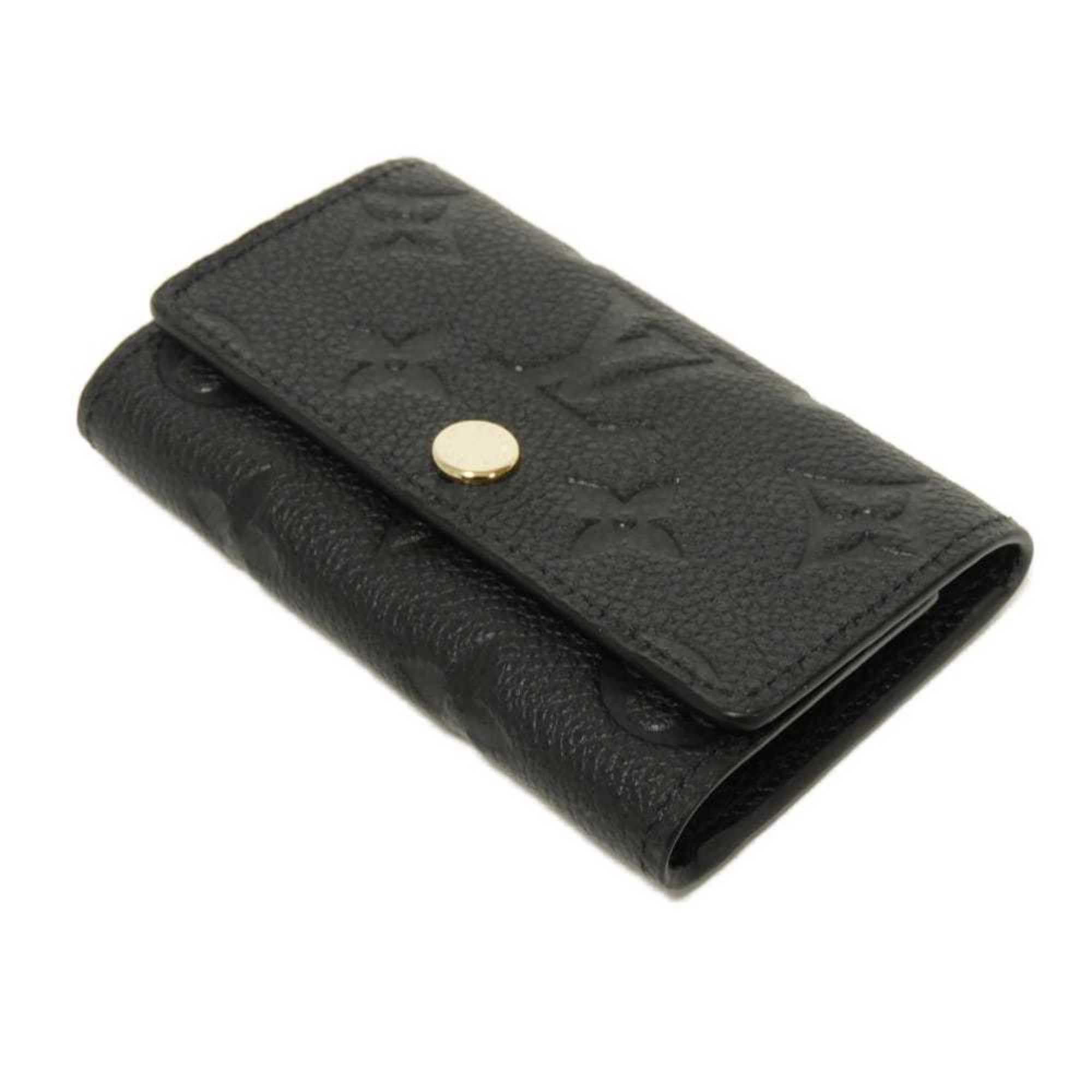 Louis Vuitton Louis Vuitton Multicle 6 Key Case, Current Model, LV Logo, Black, 6-Ring, Bifold, RFID, Unused, Monogram Empreinte Noir, M64421, Men's/Women's Size ONE SIZE - 4 Thumbnail