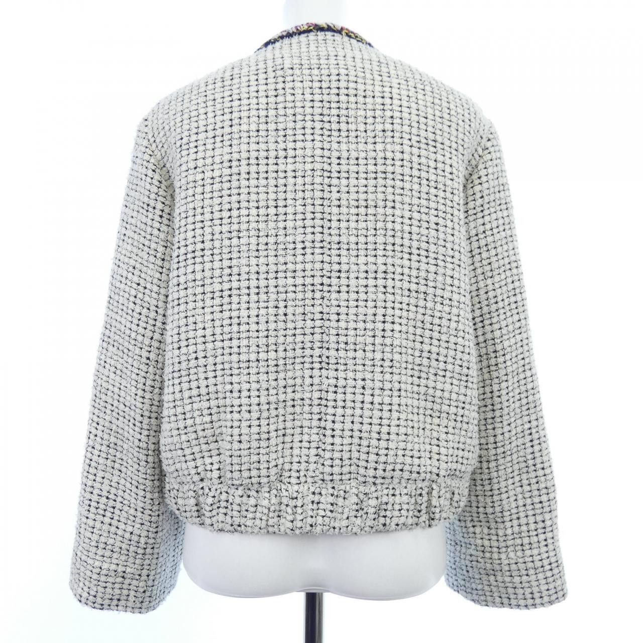 Chanel Chanel Chanel LOOK29 Collarless Jacket Textile Outerwear P70074V60046 DUTY FREE for USA Size ONE SIZE - 2 Thumbnail