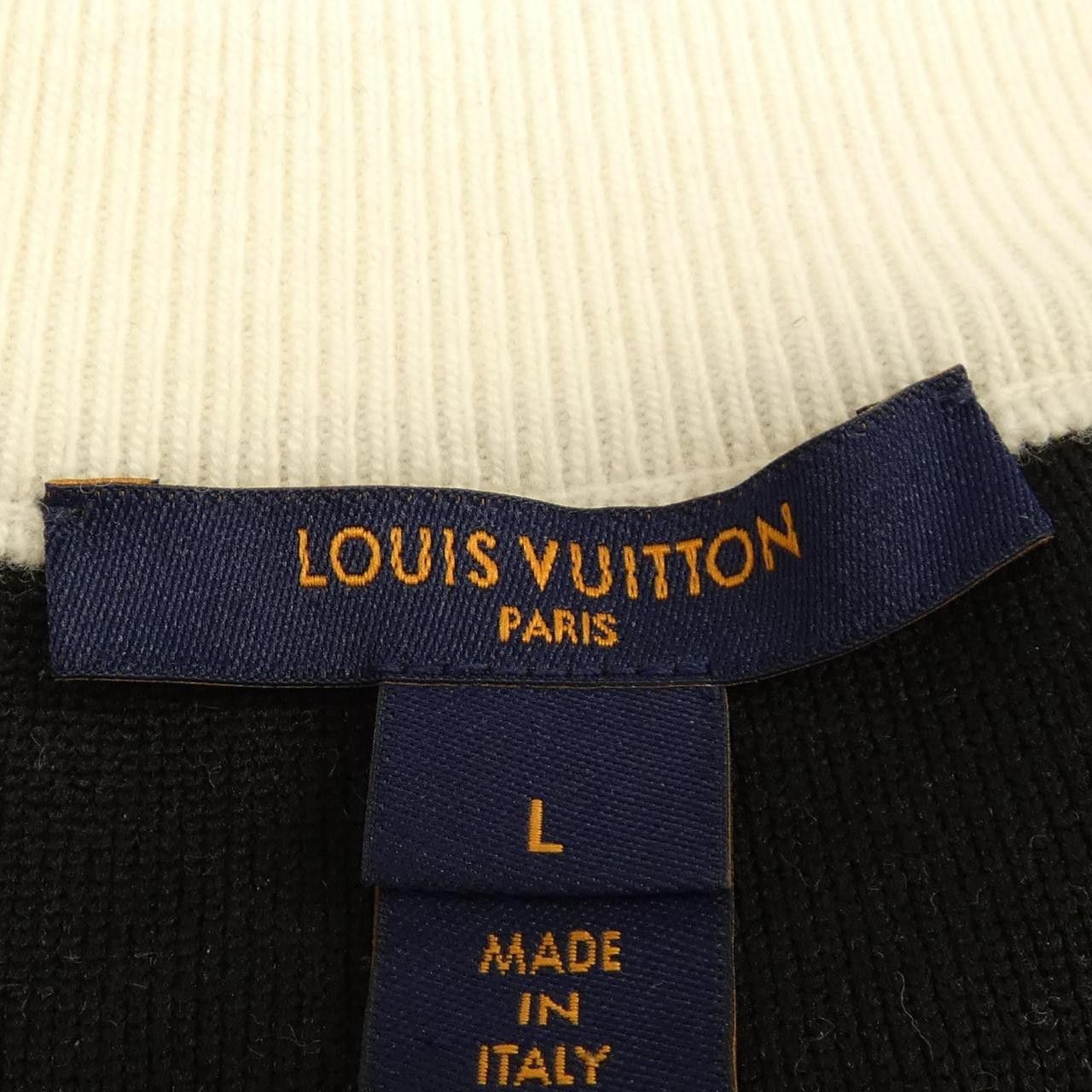 Louis Vuitton Louis Vuitton Louis Vuitton Signature Chunky Stripe Pullover Knit Textile Tops FOKL20U39 DUTY FREE for USA Size ONE SIZE - 4 Thumbnail