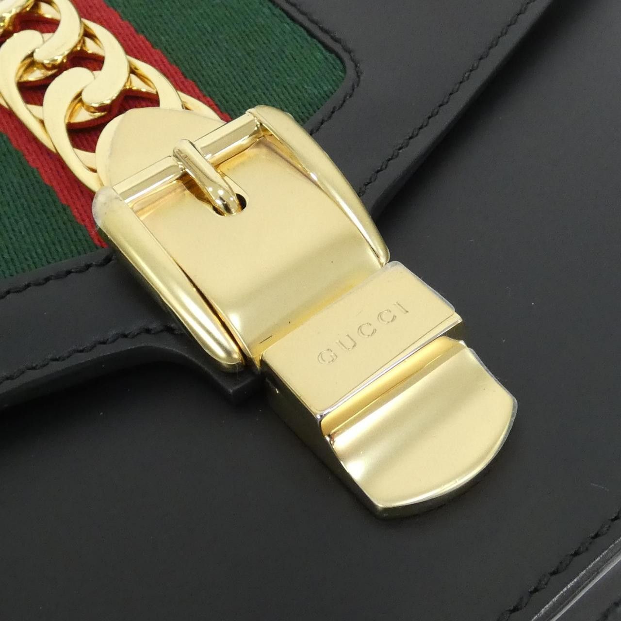 Gucci Gucci Gucci SYLVIE Leather Shoulder Bag Leather Shoulder Bag 421882 CVLEG DUTY FREE for USA Size ONE SIZE - 5 Thumbnail