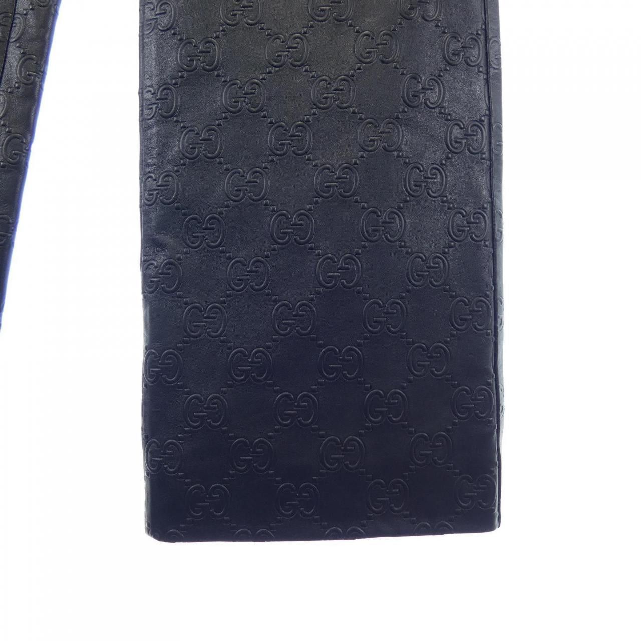 Gucci Gucci Gucci 669071 XNAPN Lamb Leather Pants Leather Pants 669071 XNAPN DUTY FREE for USA Size ONE SIZE - 5 Thumbnail