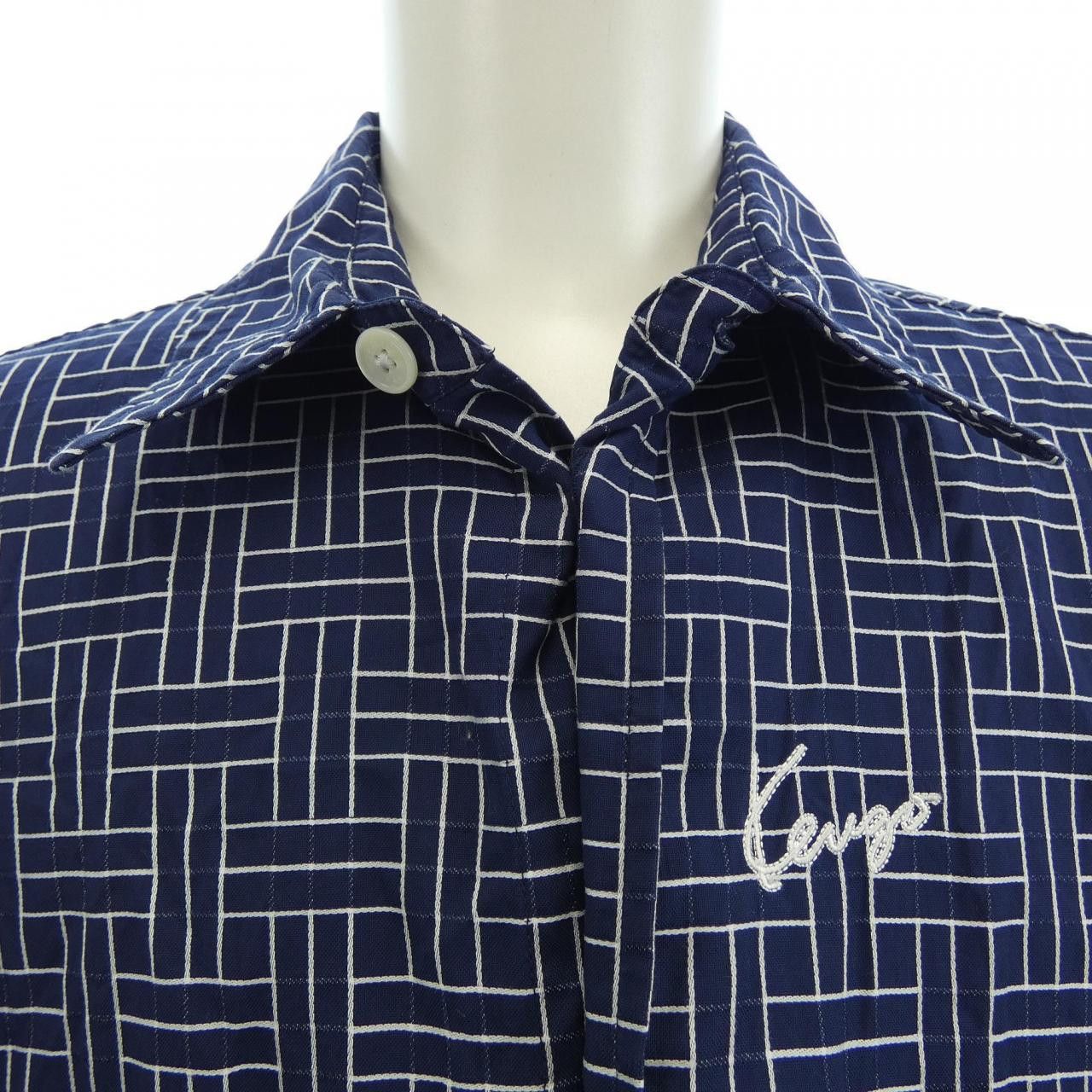 Kenzo Kenzo Kenzo Official Product Name Cotton Shirt Textile Dress Shirt FE65CH5109JD DUTY FREE for USA Size ONE SIZE - 5 Thumbnail