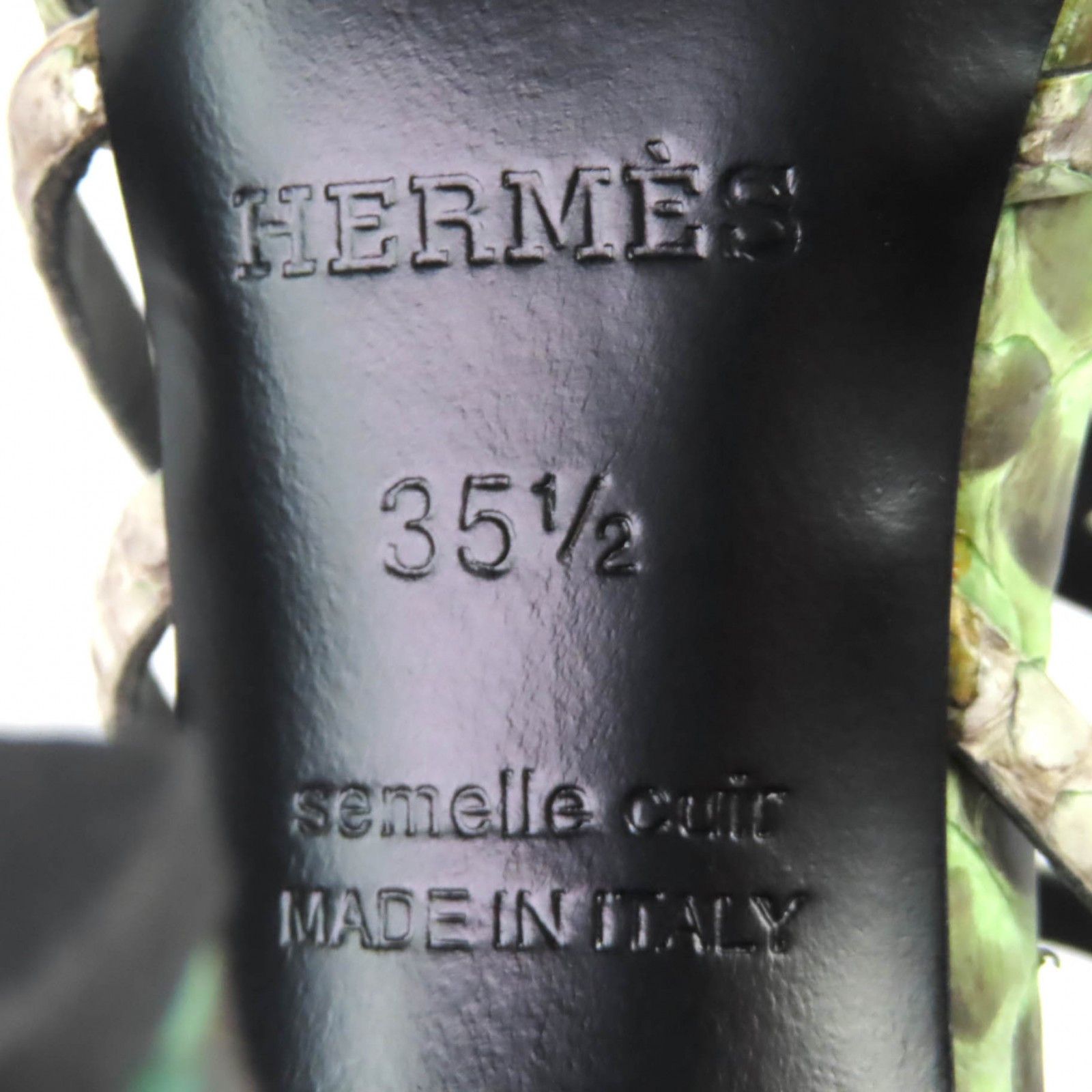 Hermes Hermes Hermès Back-Zip Gladiator Python Sandals 35.5 Others Shoes DUTY FREE for USA Size ONE SIZE - 11 Thumbnail