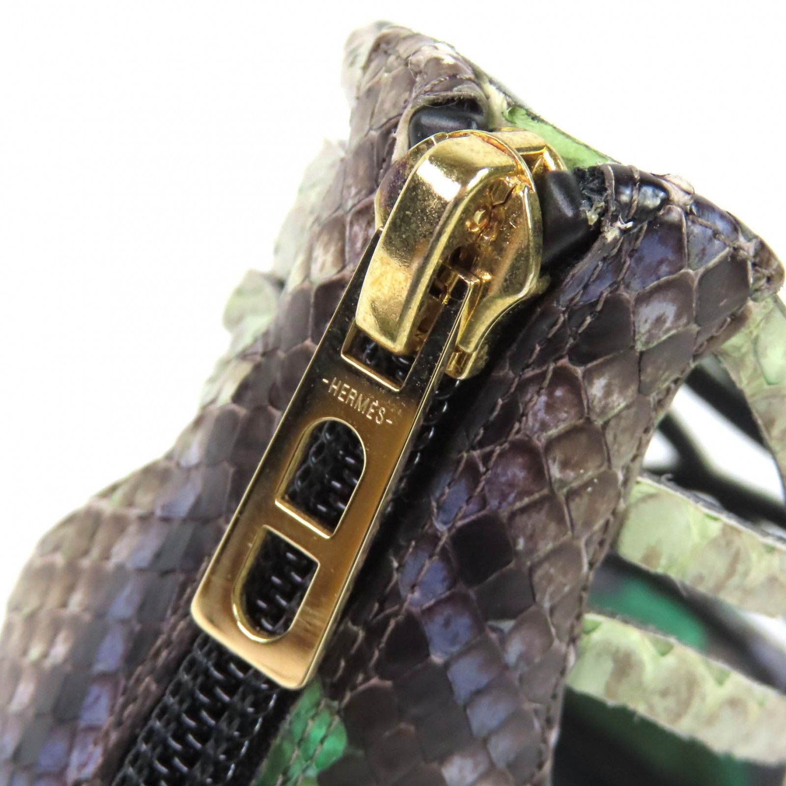 Hermes Hermes Hermès Back-Zip Gladiator Python Sandals 35.5 Others Shoes DUTY FREE for USA Size ONE SIZE - 9 Thumbnail