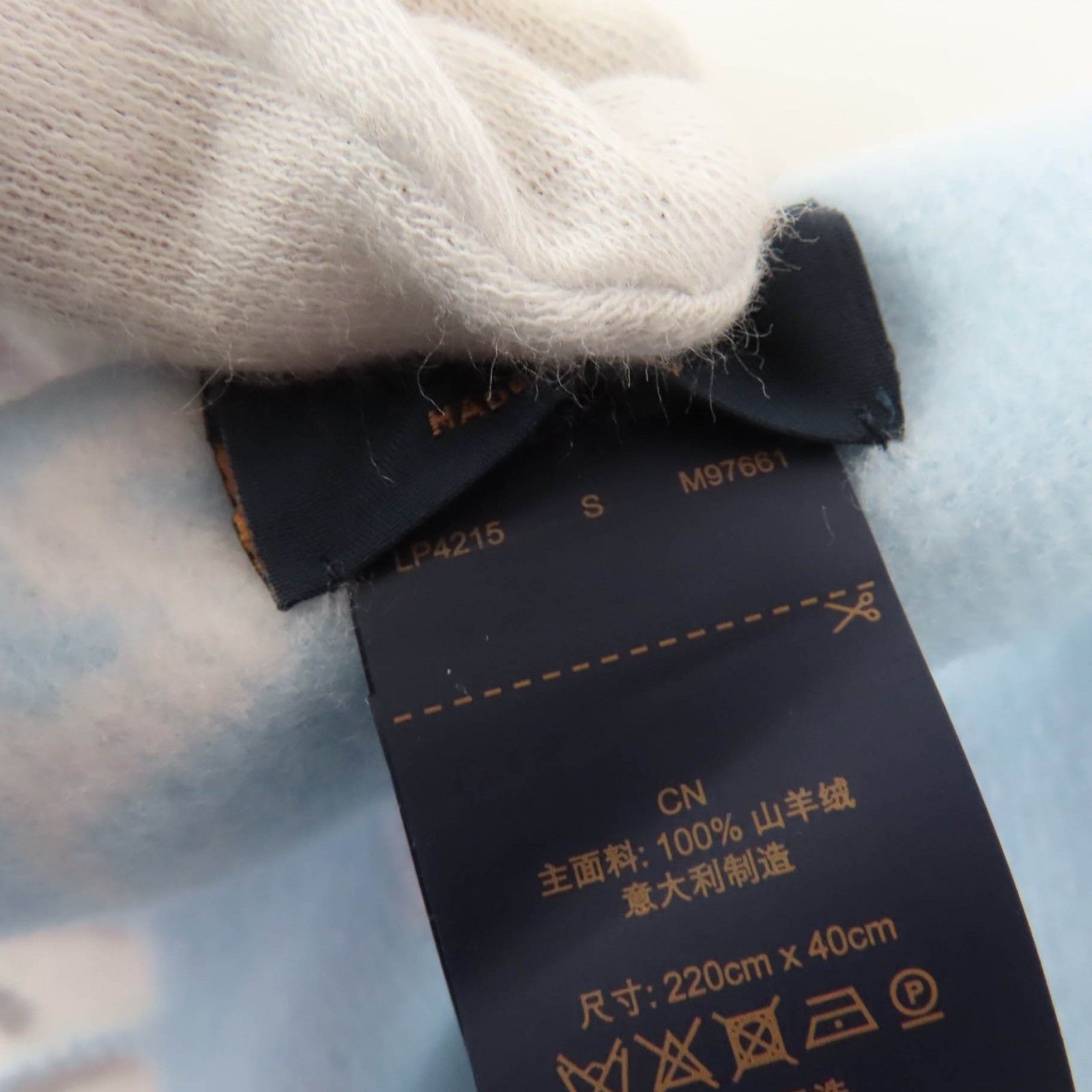Louis Vuitton Louis Vuitton Louis Vuitton Reykjavik 2.0 Cashmere Scarf Textile Scarf M97661 DUTY FREE for USA Size ONE SIZE - 7 Thumbnail