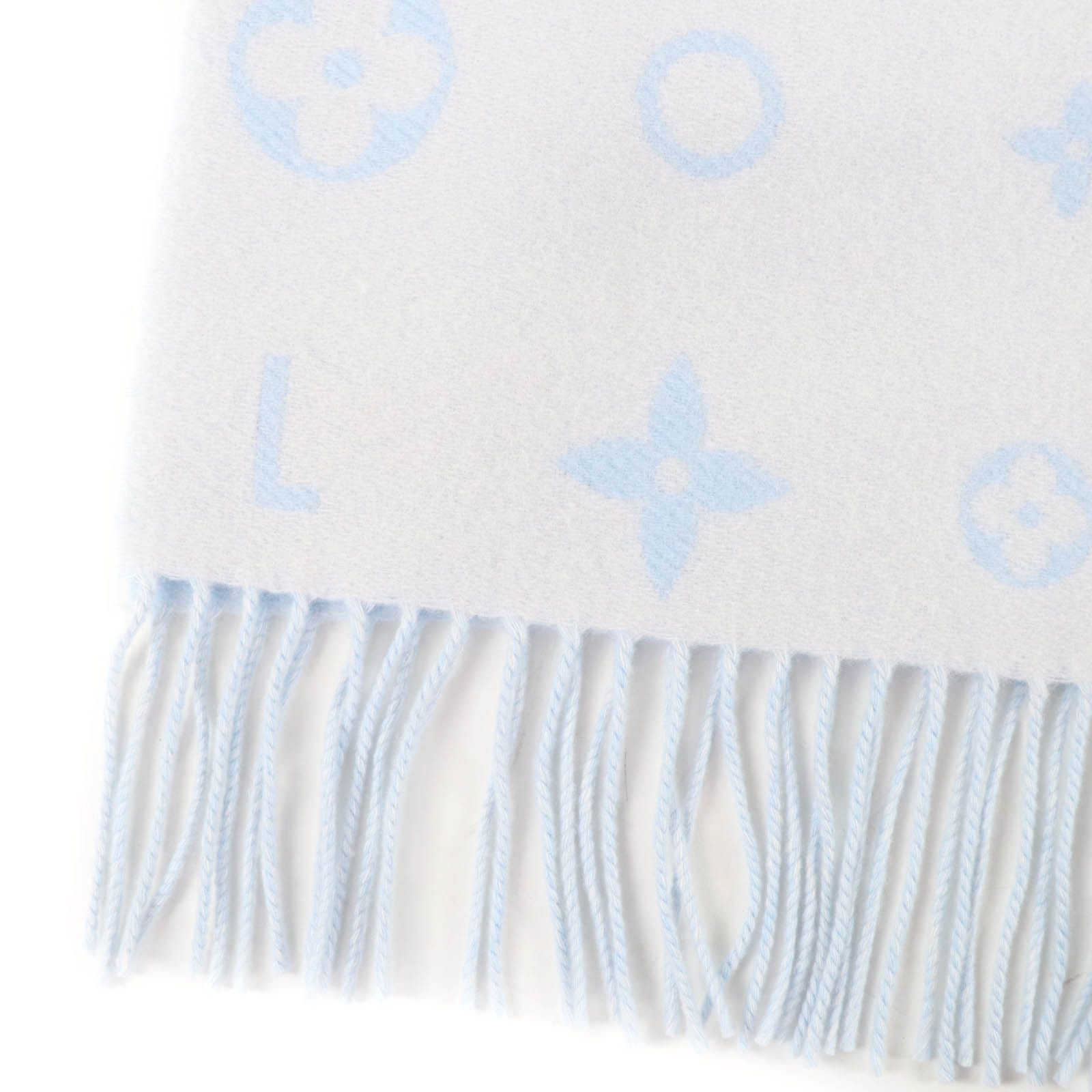 Louis Vuitton Louis Vuitton Louis Vuitton Reykjavik 2.0 Cashmere Scarf Textile Scarf M97661 DUTY FREE for USA Size ONE SIZE - 5 Thumbnail