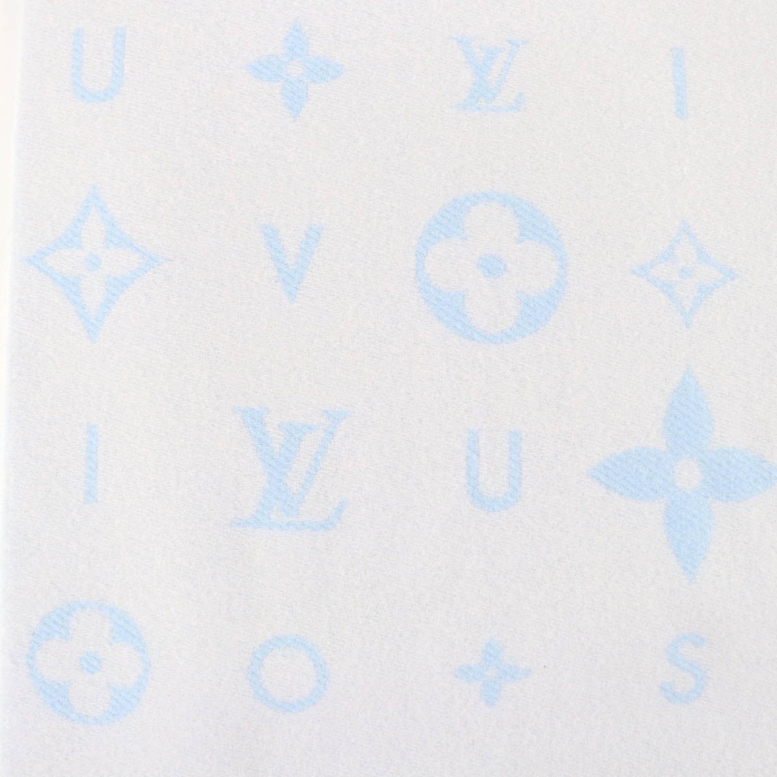 Louis Vuitton Louis Vuitton Louis Vuitton Reykjavik 2.0 Cashmere Scarf Textile Scarf M97661 DUTY FREE for USA Size ONE SIZE - 4 Thumbnail