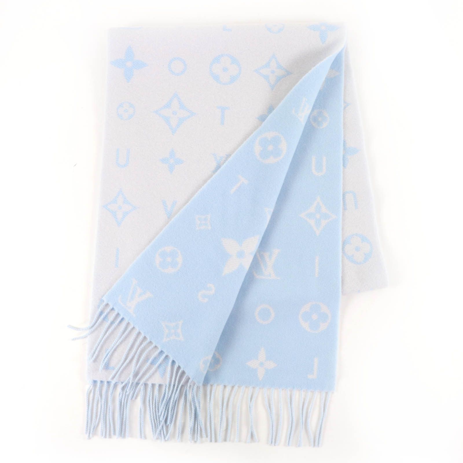 Louis Vuitton Louis Vuitton Louis Vuitton Reykjavik 2.0 Cashmere Scarf Textile Scarf M97661 DUTY FREE for USA Size ONE SIZE - 2 Thumbnail