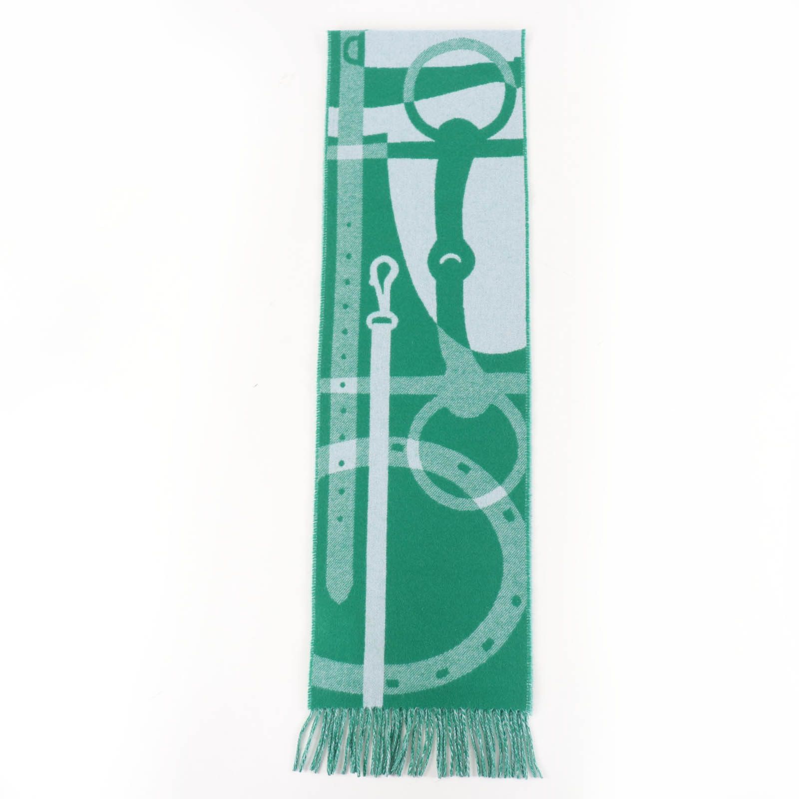 Hermes Hermes Hermès Ready Steady Go Cashmere Scarf Textile Scarf DUTY FREE for USA Size ONE SIZE - 5 Thumbnail